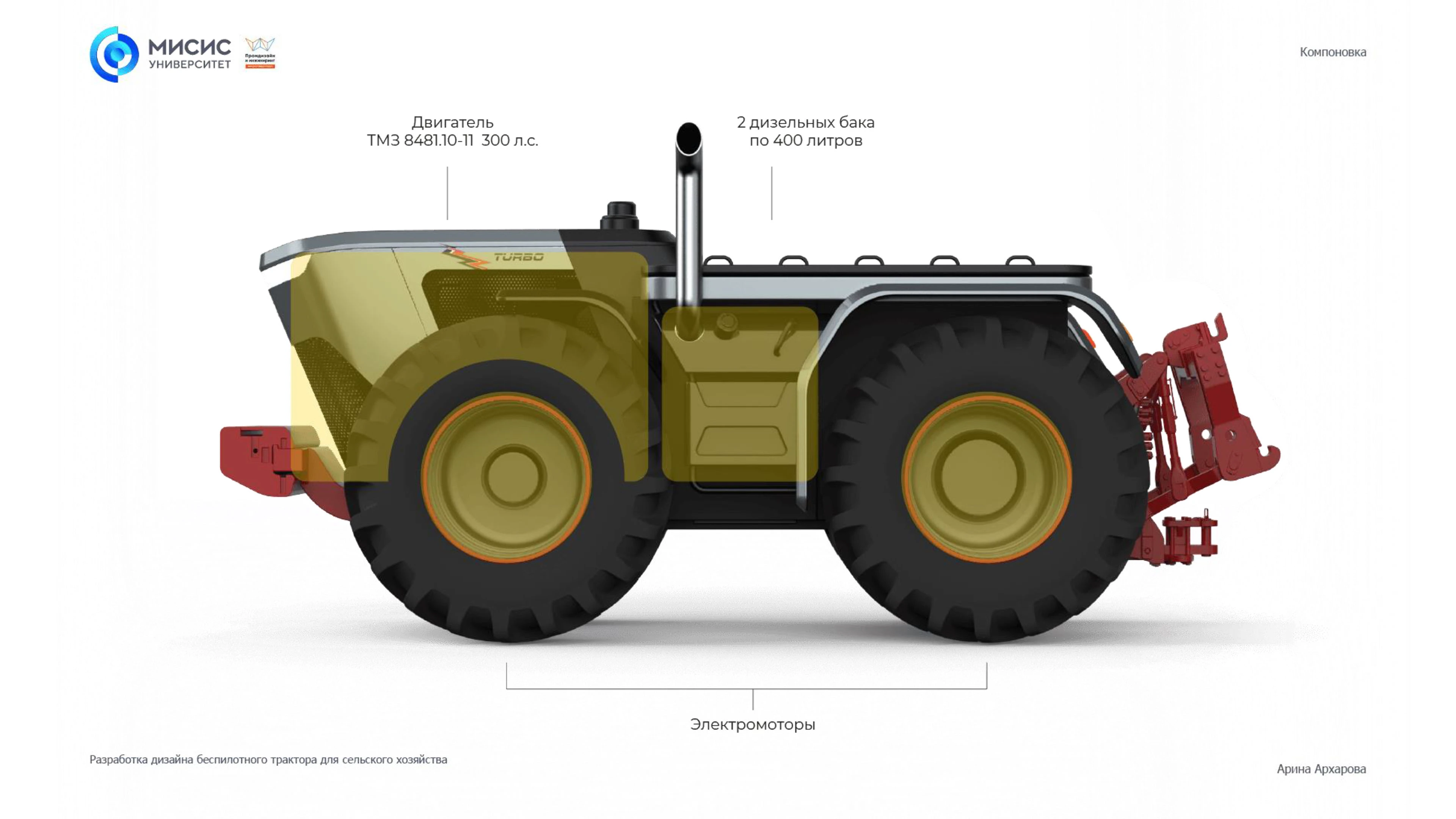 Беспилотный трактор — Изображение №32 — 3D, Промдизайн на Dprofile