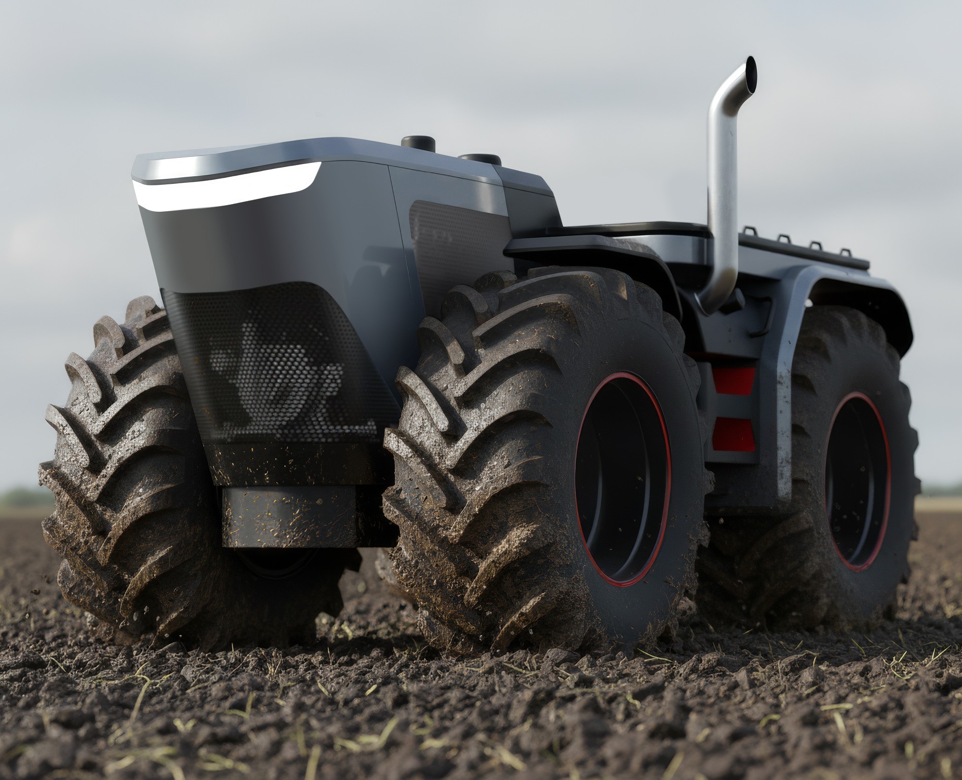 Беспилотный трактор — 3D, Промдизайн на Dprofile