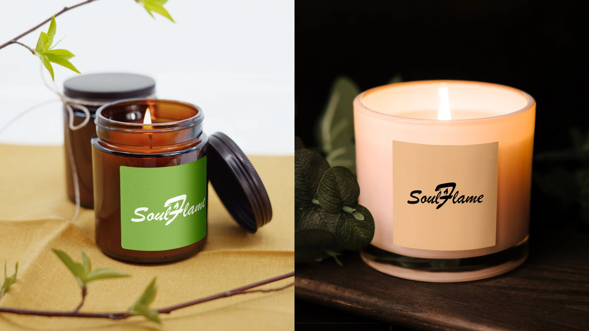 Candle workshop`s branding|Font logo — Изображение №8 — Брендинг, Графика на Dprofile