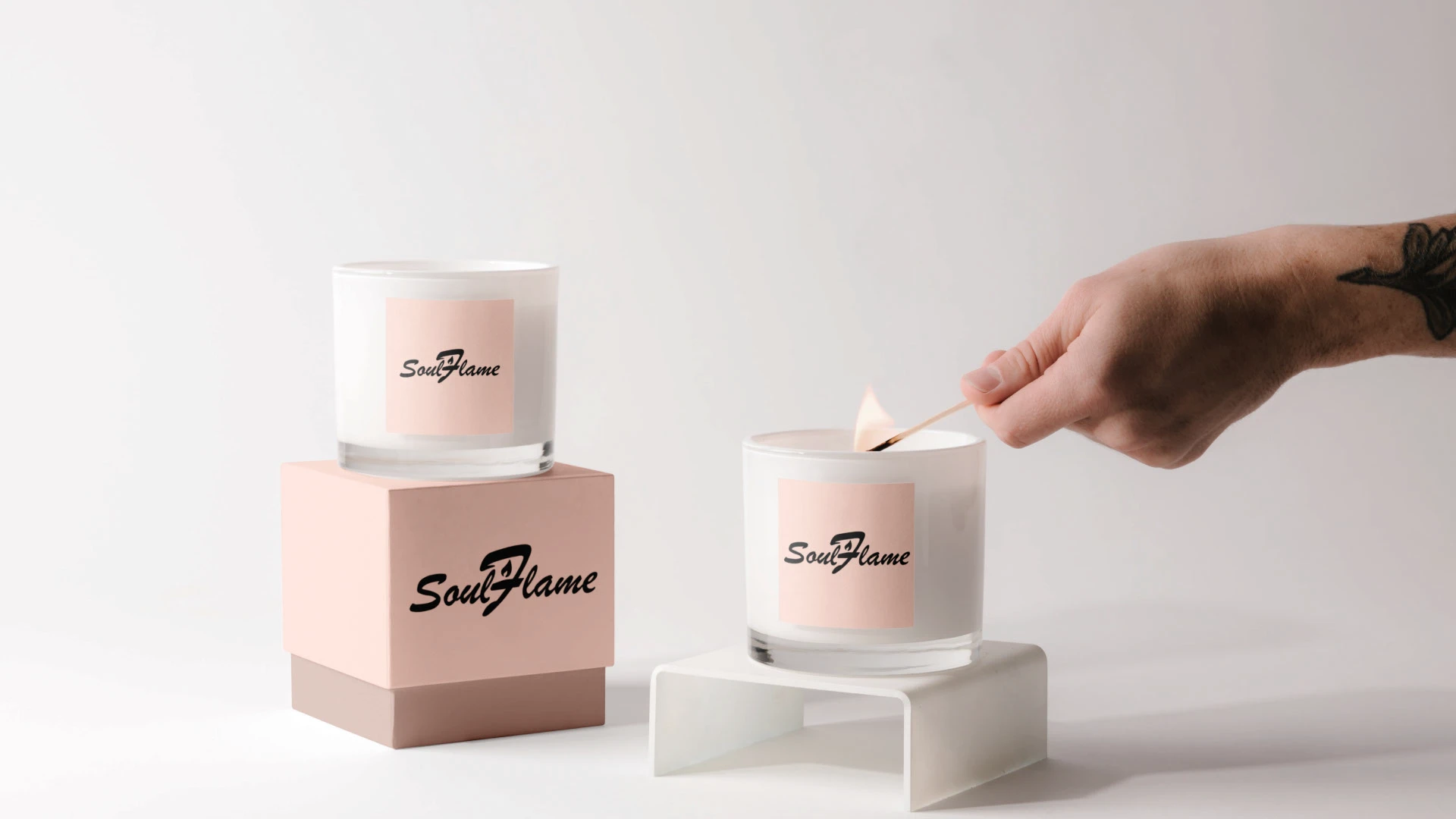 Candle workshop`s branding|Font logo — Изображение №7 — Брендинг, Графика на Dprofile