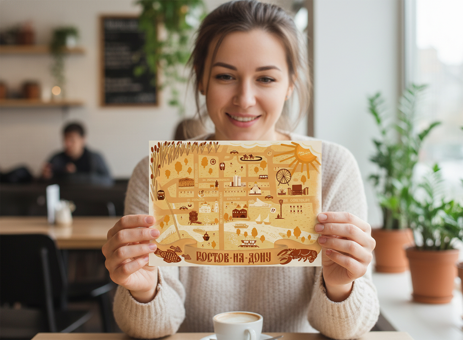 Карта города - открытка. — Изображение №7 — Иллюстрация, Графика на Dprofile