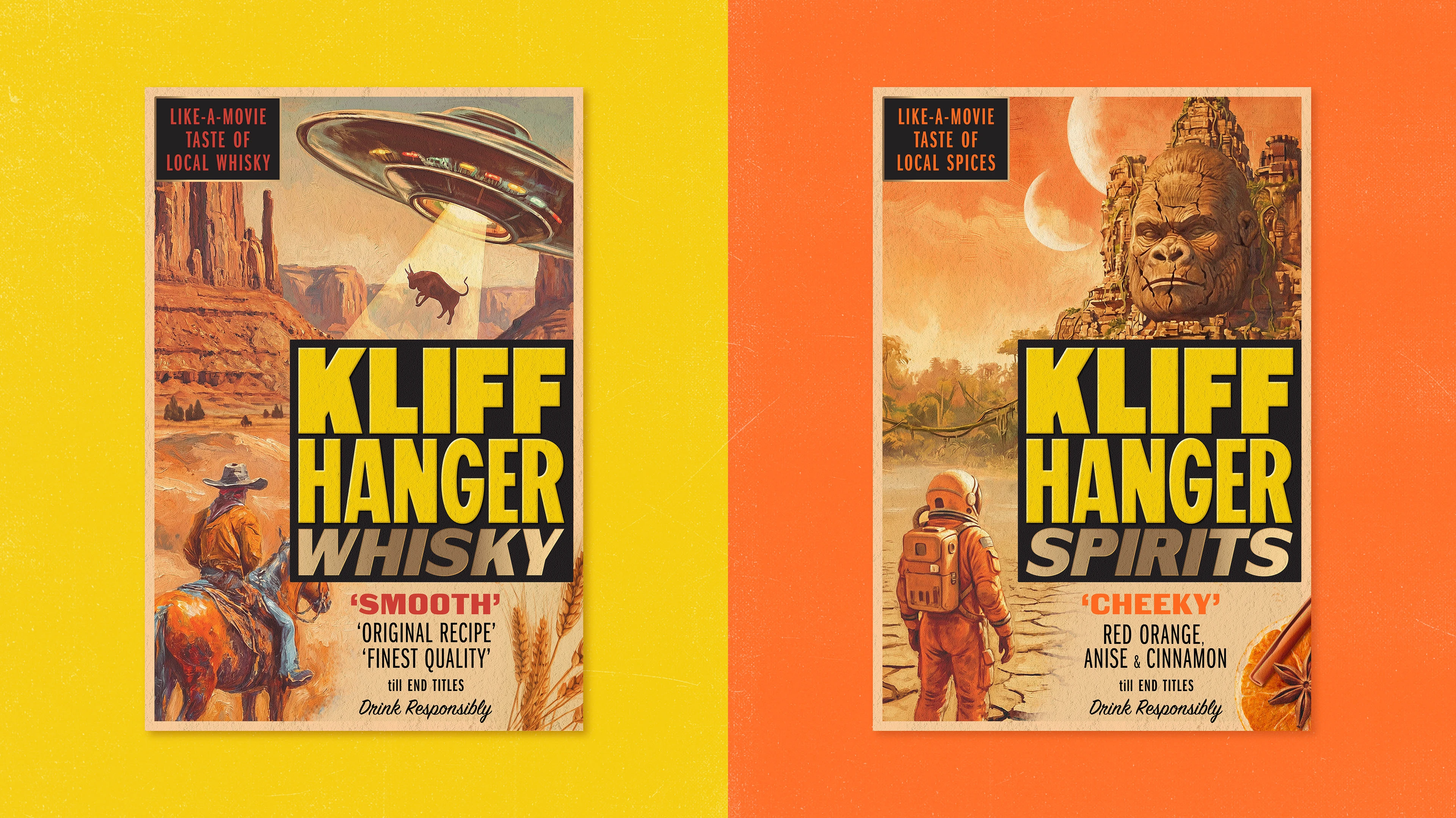 KLIFFHANGER Whisky & Spirits Concept — Изображение №9 — Брендинг, Иллюстрация на Dprofile