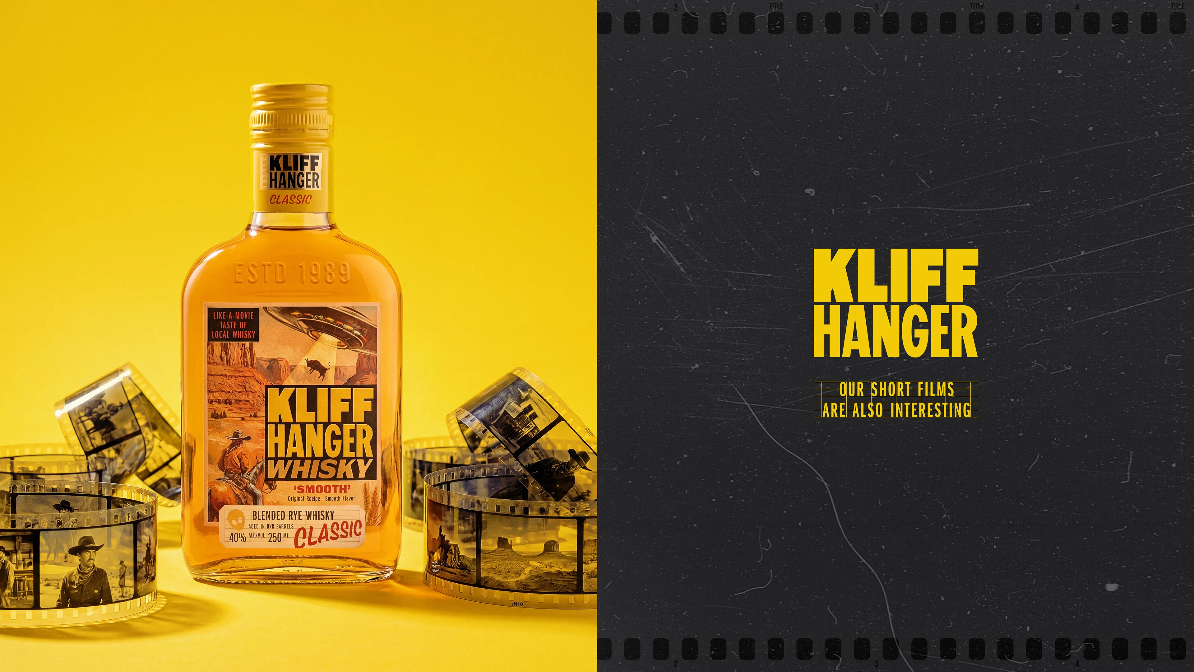 KLIFFHANGER Whisky & Spirits Concept — Изображение №5 — Брендинг, Иллюстрация на Dprofile