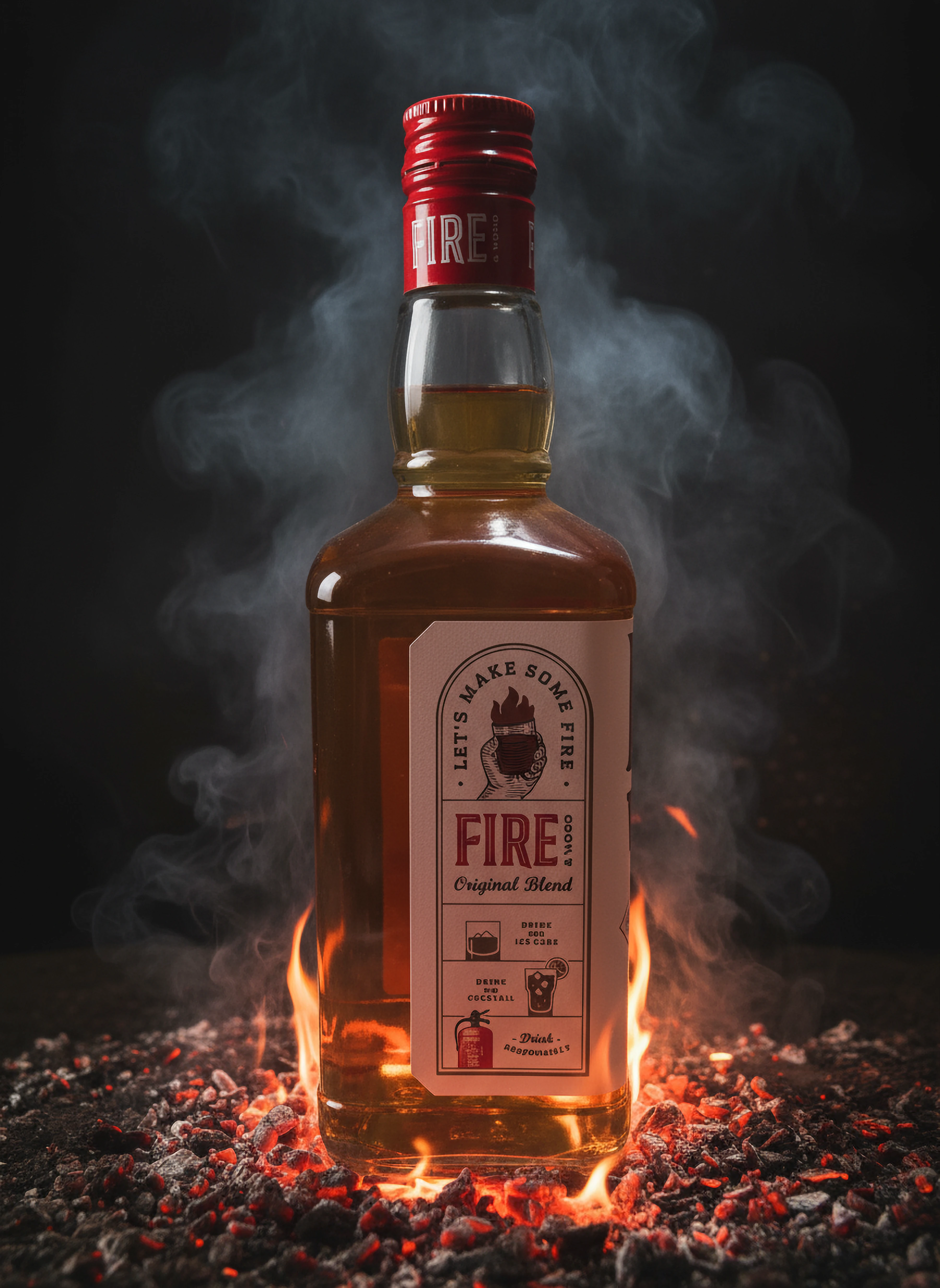 Виски Fire & Wood — Изображение №2 — Брендинг, Графика на Dprofile