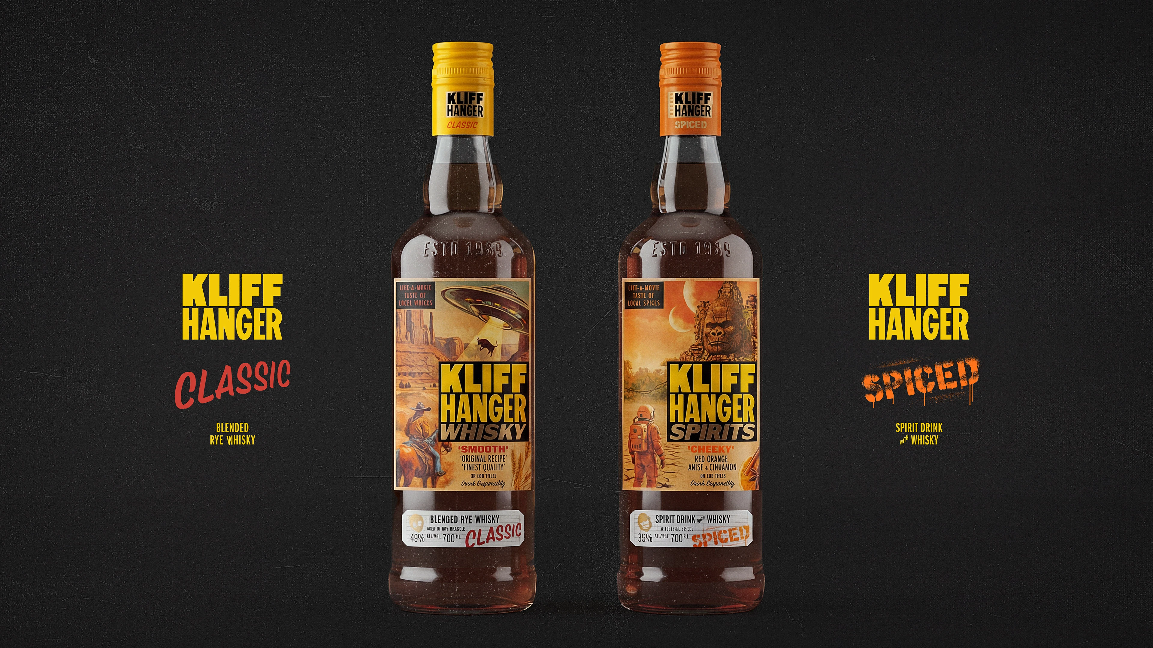 KLIFFHANGER Whisky & Spirits Concept — Изображение №8 — Брендинг, Иллюстрация на Dprofile