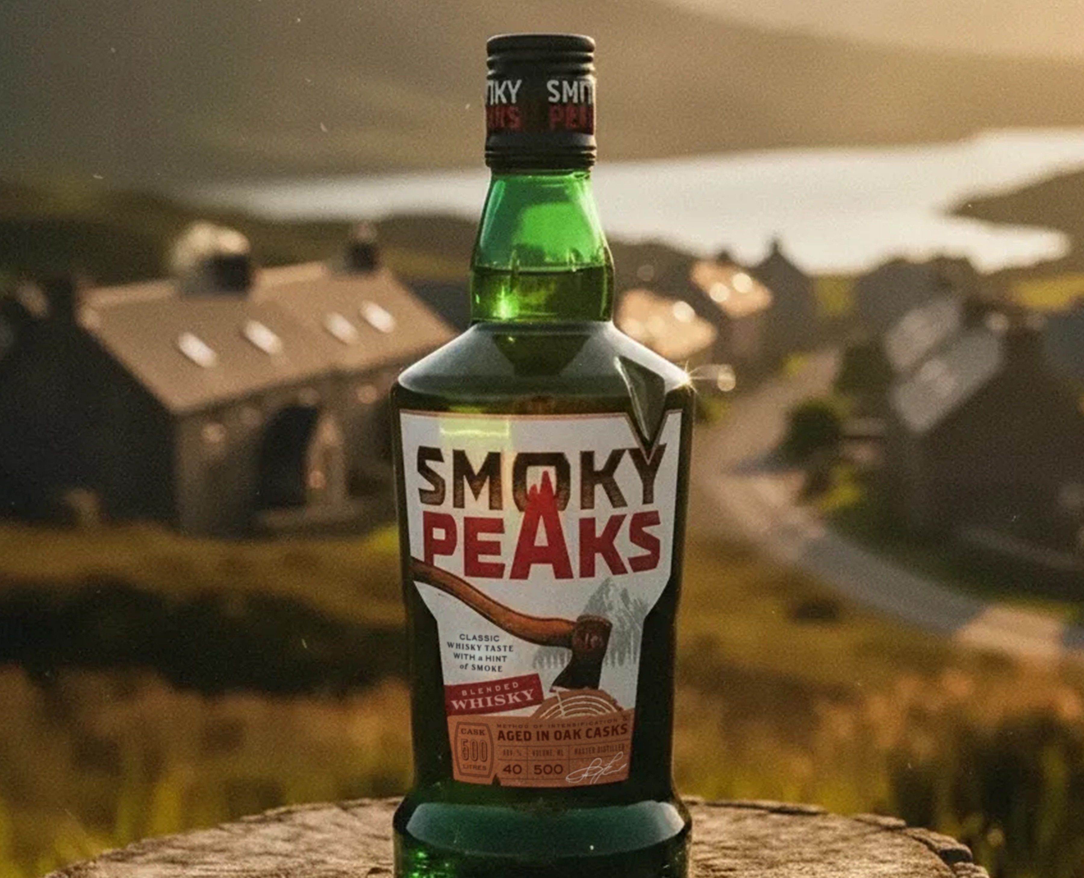 Виски Smoky Peaks — Брендинг, Графика на Dprofile