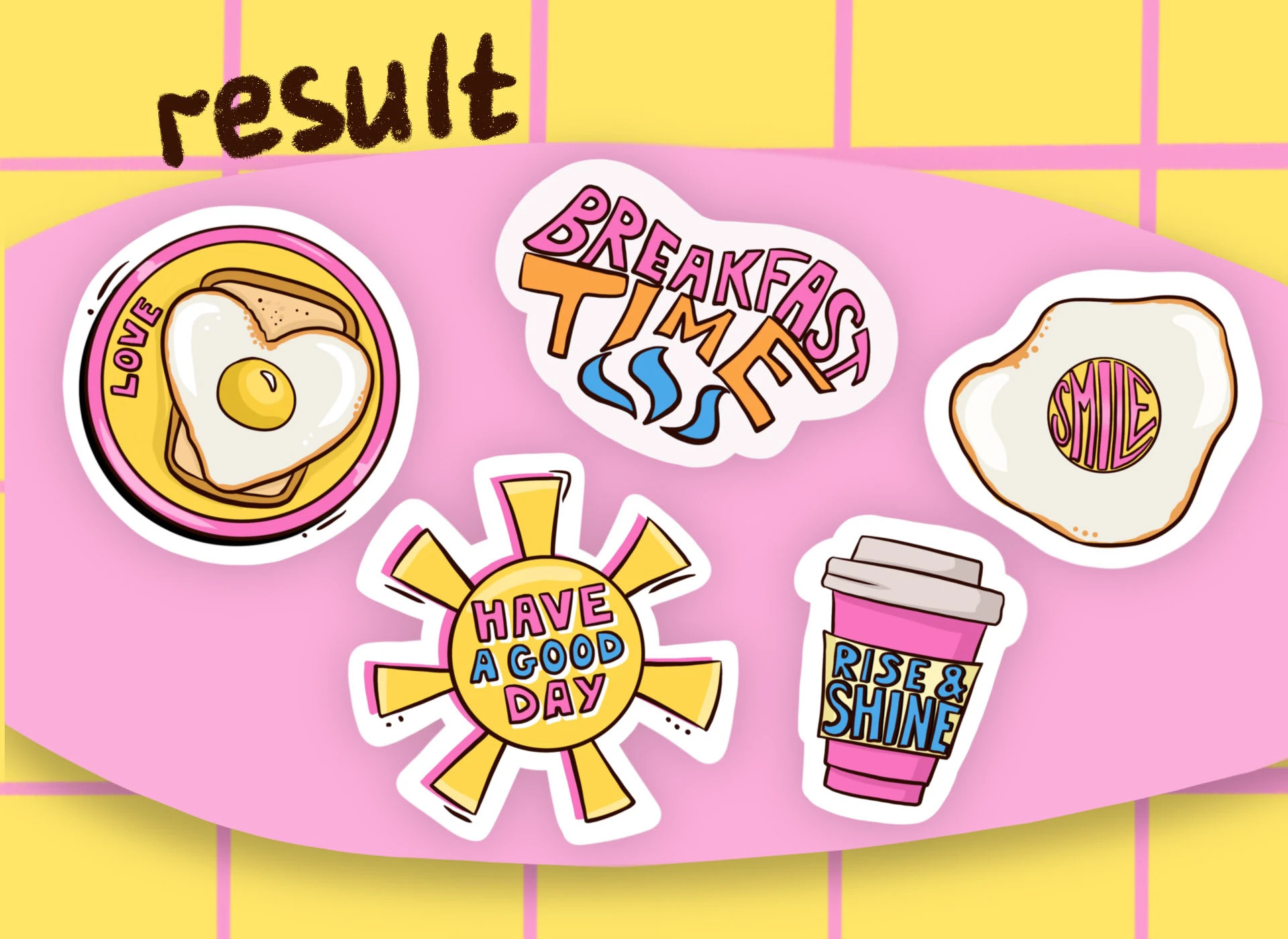 Стикеры для кофейни — Изображение №4 — Брендинг, Иллюстрация на Dprofile