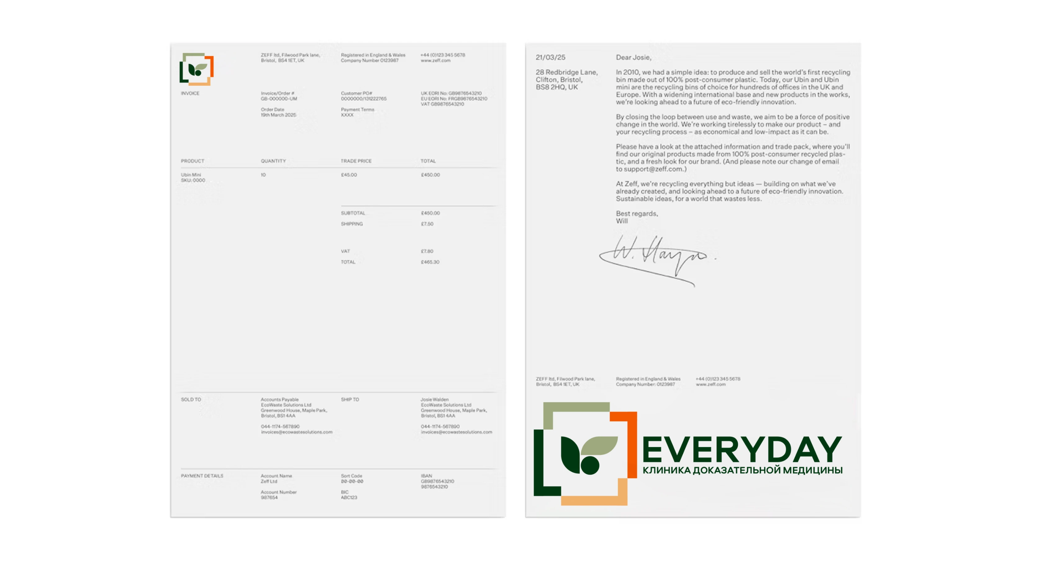 Visual identity for the evidence-based medicine clinic Ever… — Изображение №7 — Брендинг на Dprofile