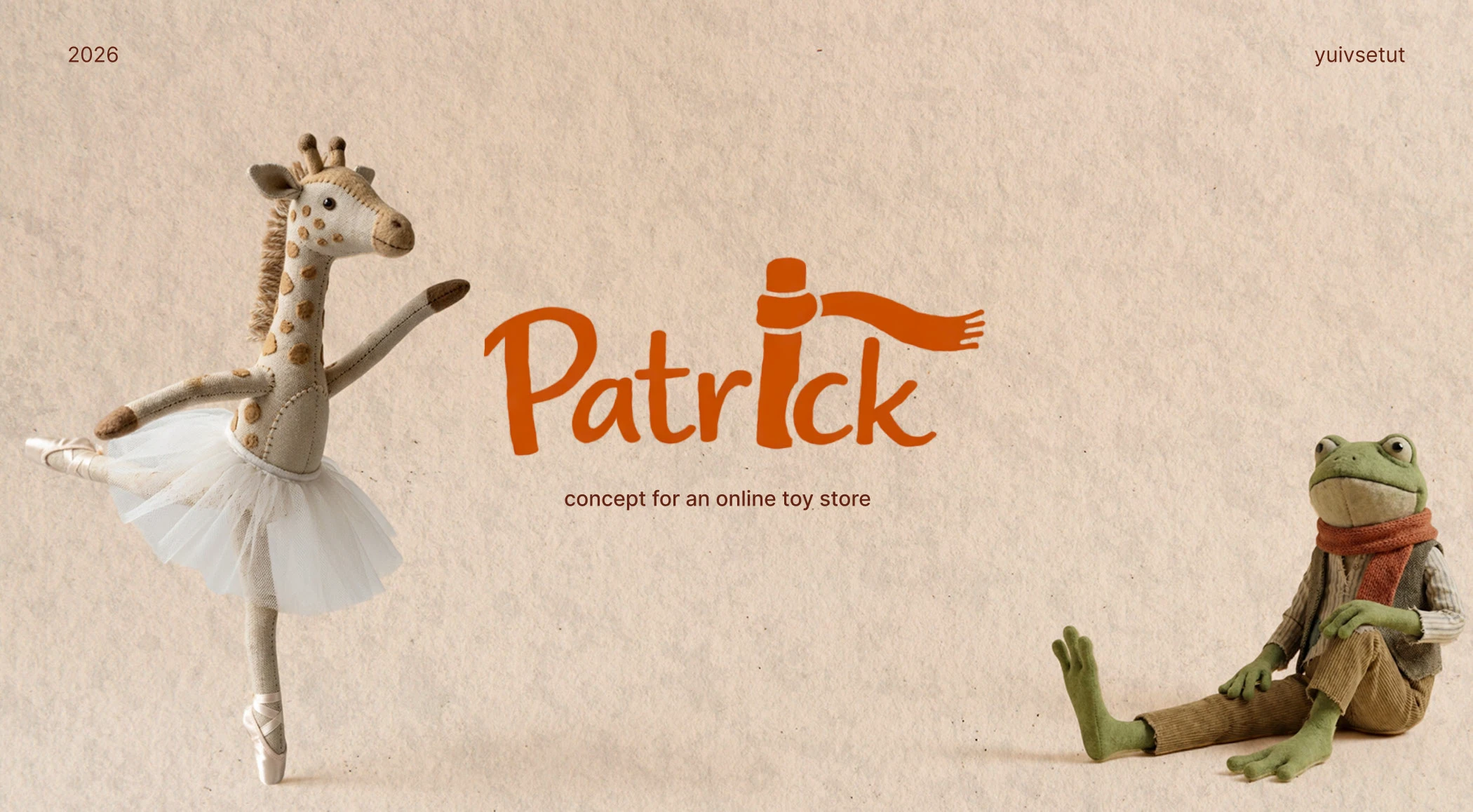 Patrick — online store UI for handmade soft toys — Изображение №1 — Интерфейсы на Dprofile
