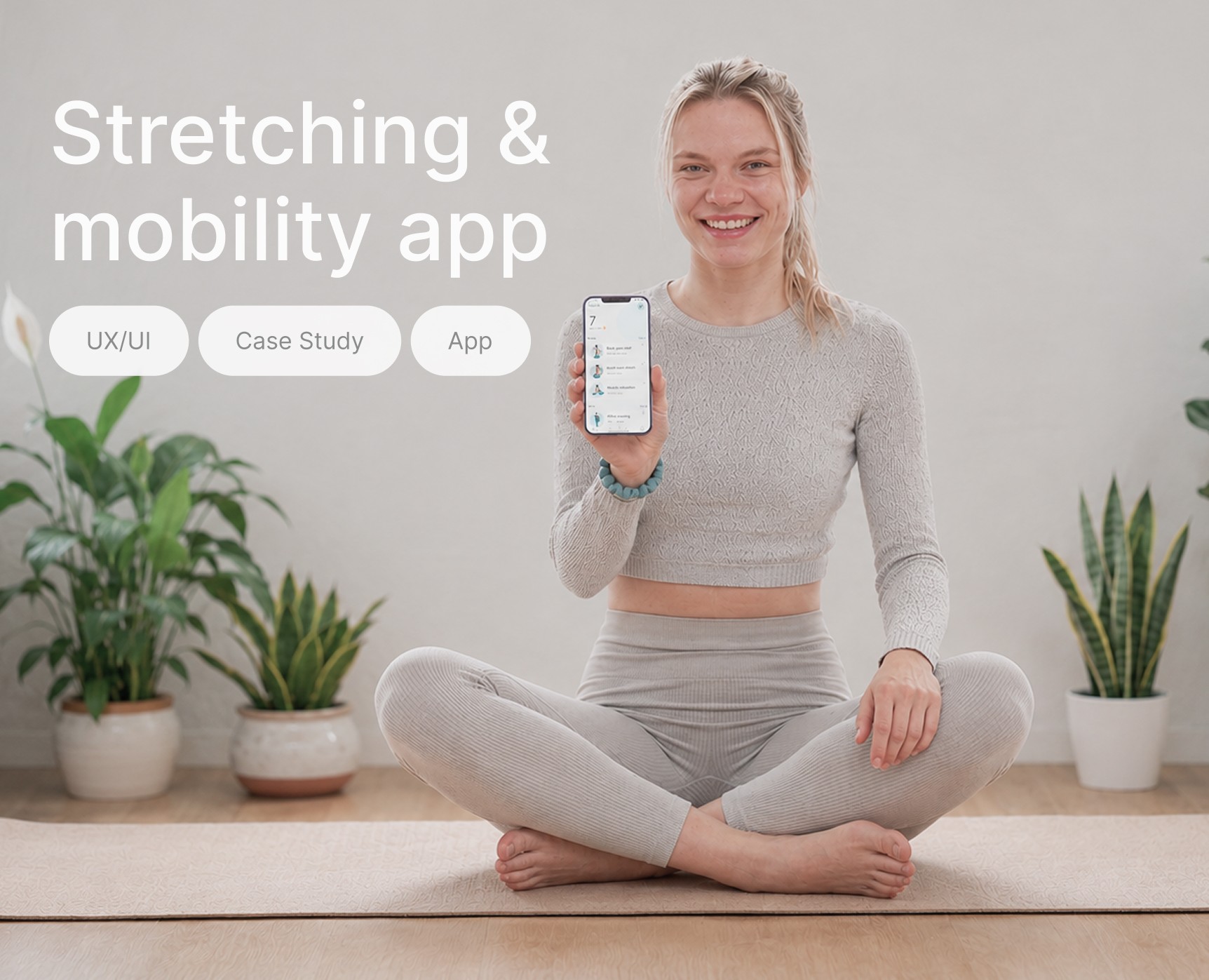 KOVA — приложение для растяжки и повышения подвижности | UX/UI case study на Dprofile