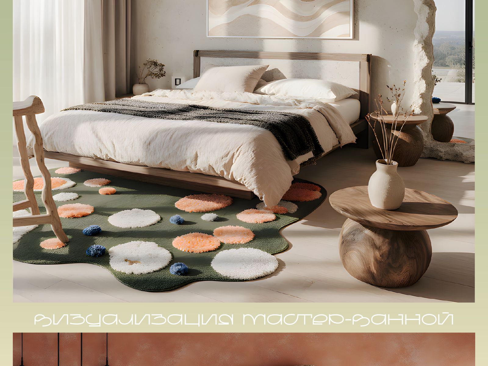 Дизайн интерьеров квартиры в стиле ваби-саби — Изображение №8 — 3D, Архитектура на Dprofile