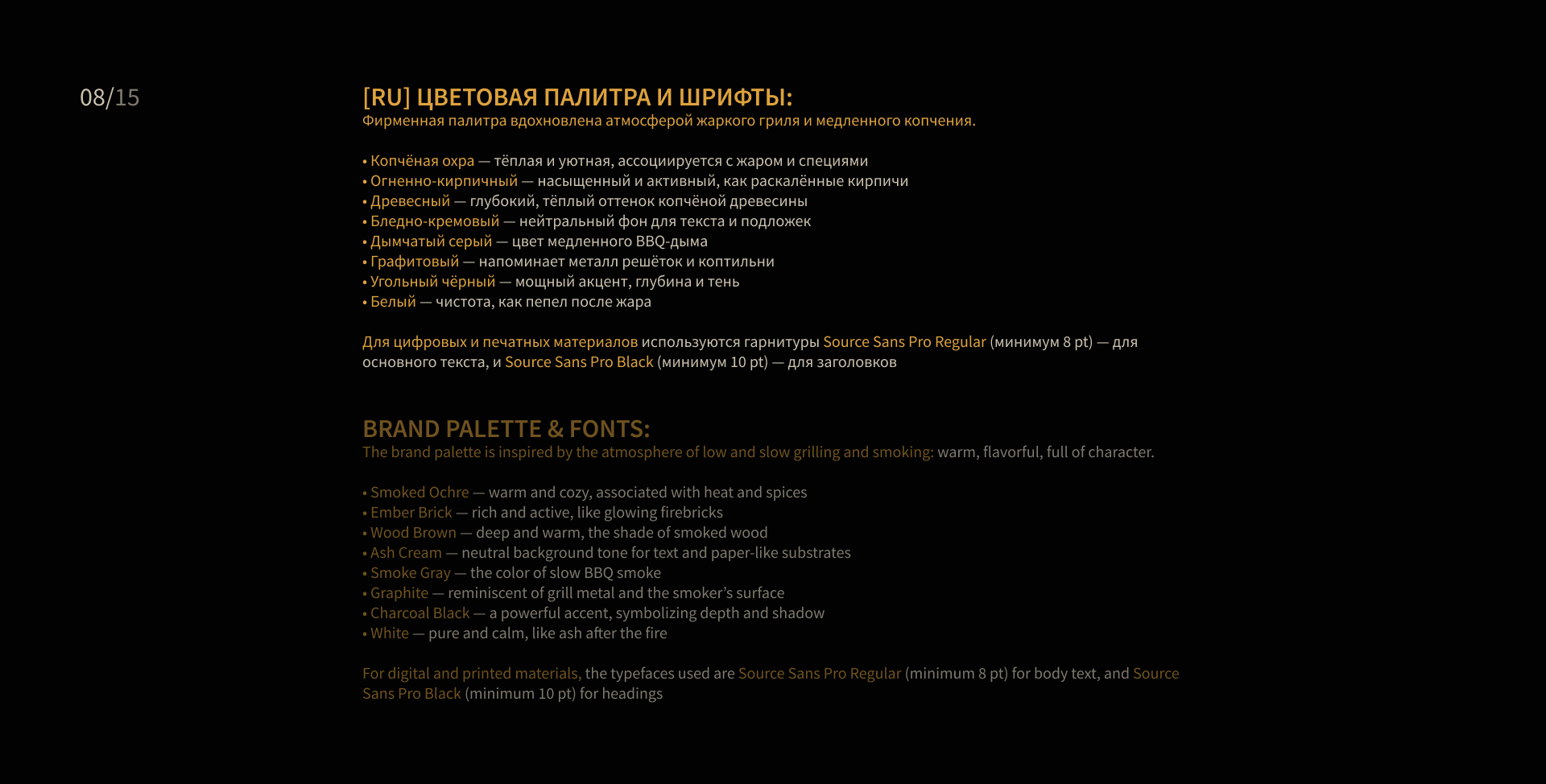 Редизайн айдентики бренда Smoky PIT Texas BBQ | Вьетнам — Изображение №7 — Брендинг на Dprofile