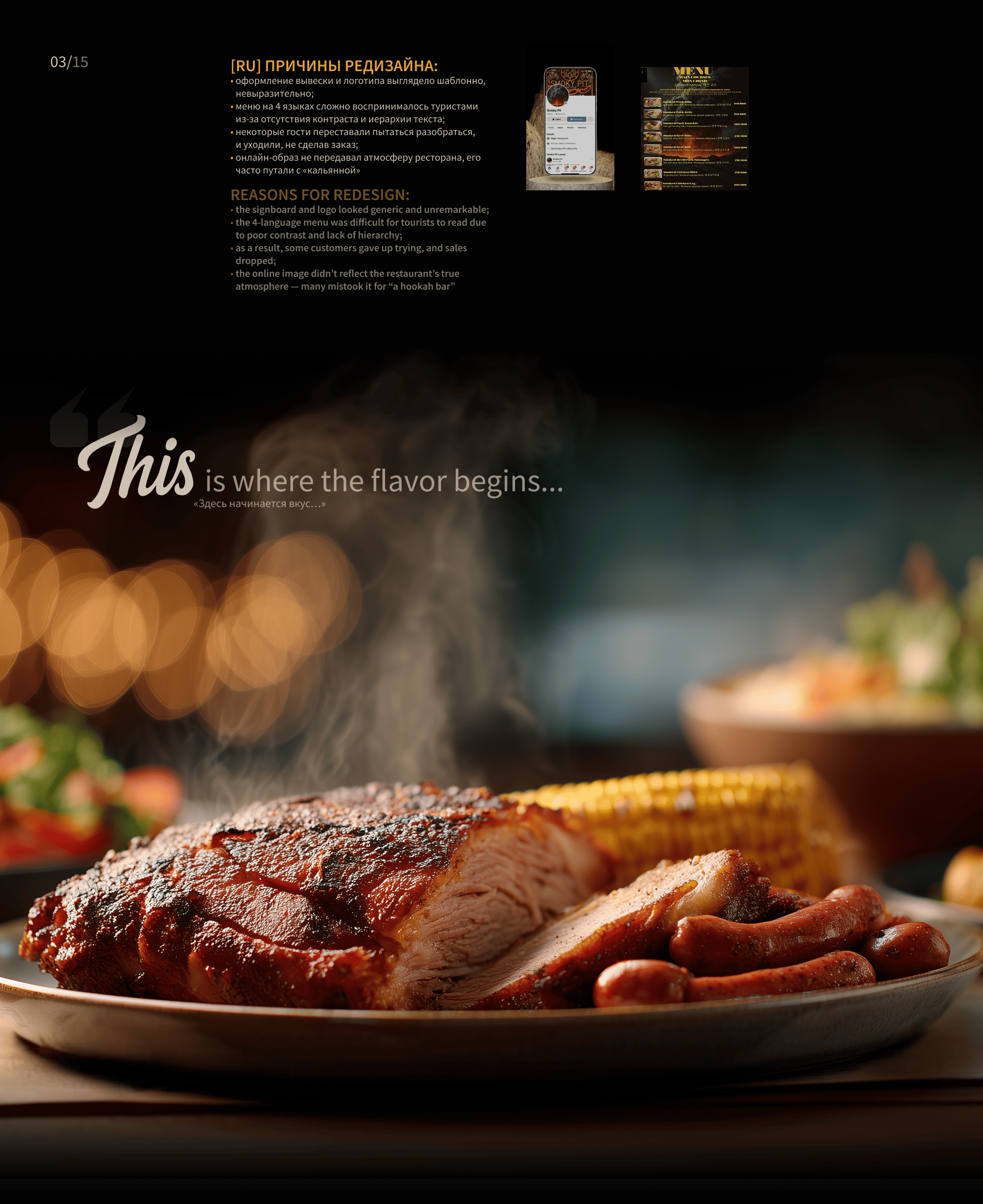 Редизайн айдентики бренда Smoky PIT Texas BBQ | Вьетнам — Изображение №3 — Брендинг на Dprofile