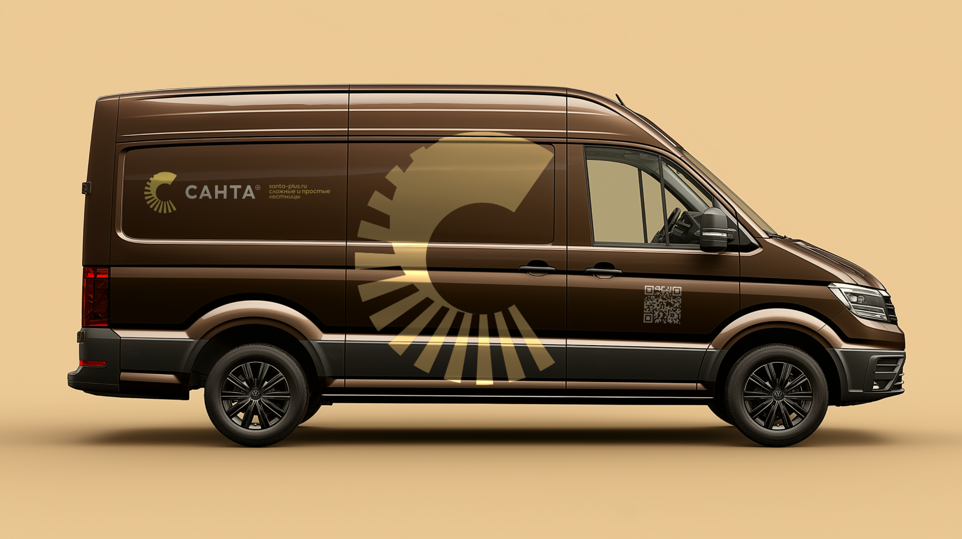 САНТА+ Логотип и фирменный стиль столярной мастерской. — Изображение №24 — Брендинг на Dprofile