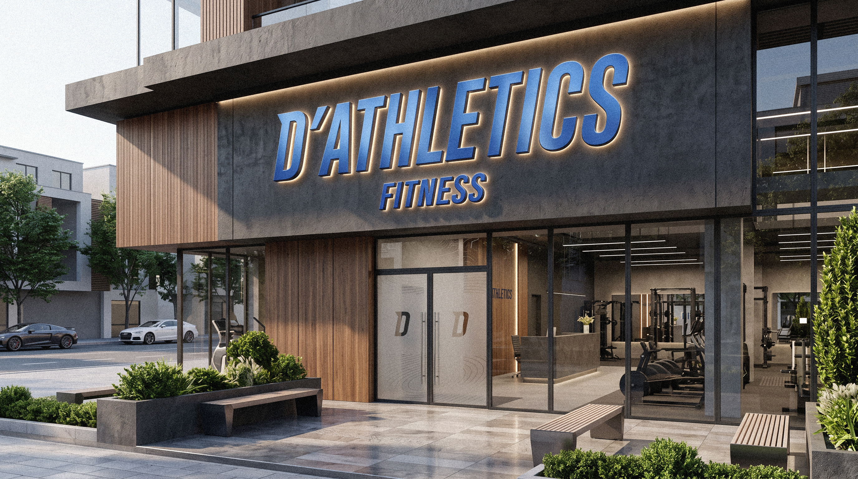 Брендинг для фитнес клубов D'Athletics Fitness — Изображение №1 — Брендинг на Dprofile