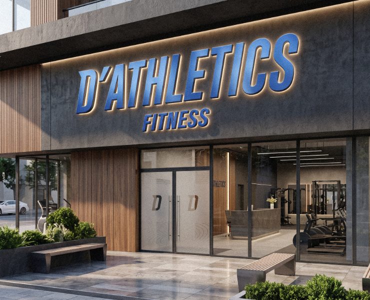 Брендинг для фитнес клубов D'Athletics Fitness на Dprofile