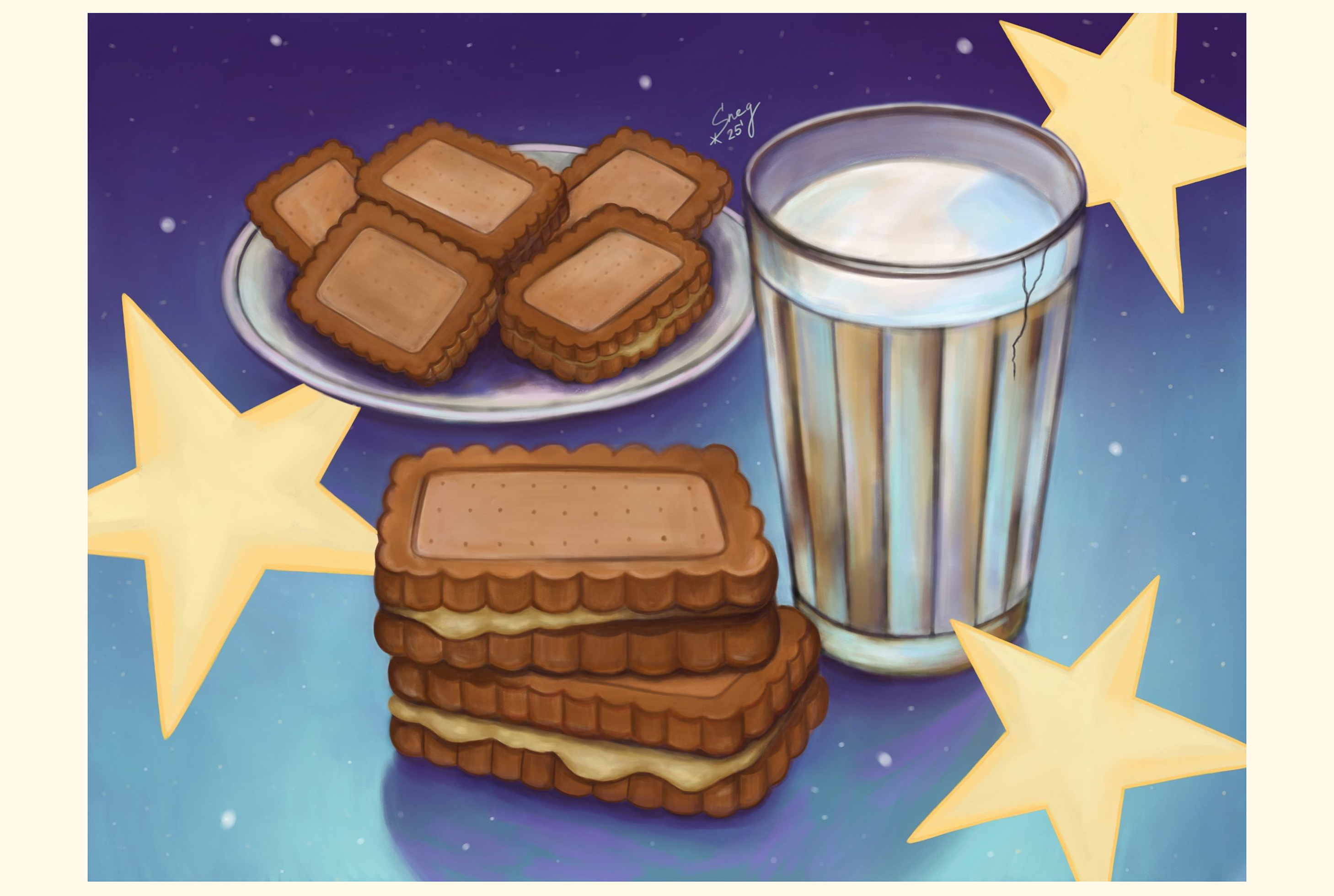 Личные работы — Прежде чем луна скажет «спокойной ночи» — Изображение №2 — Иллюстрация на Dprofile