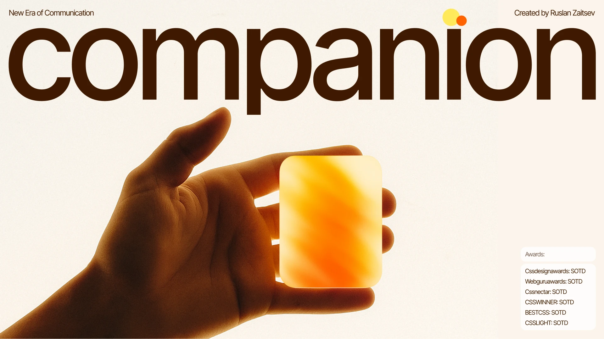 Companion - Different Talk — Изображение №1 — Интерфейсы, Брендинг на Dprofile