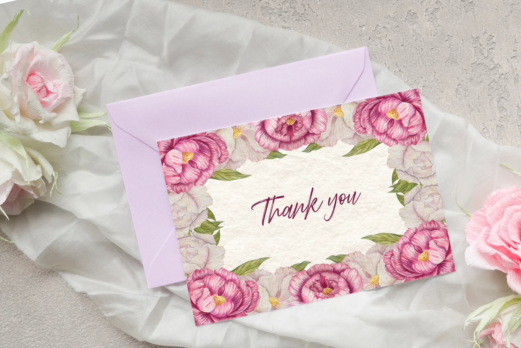Peonies Watercolor Set — Изображение №5 — Иллюстрация на Dprofile