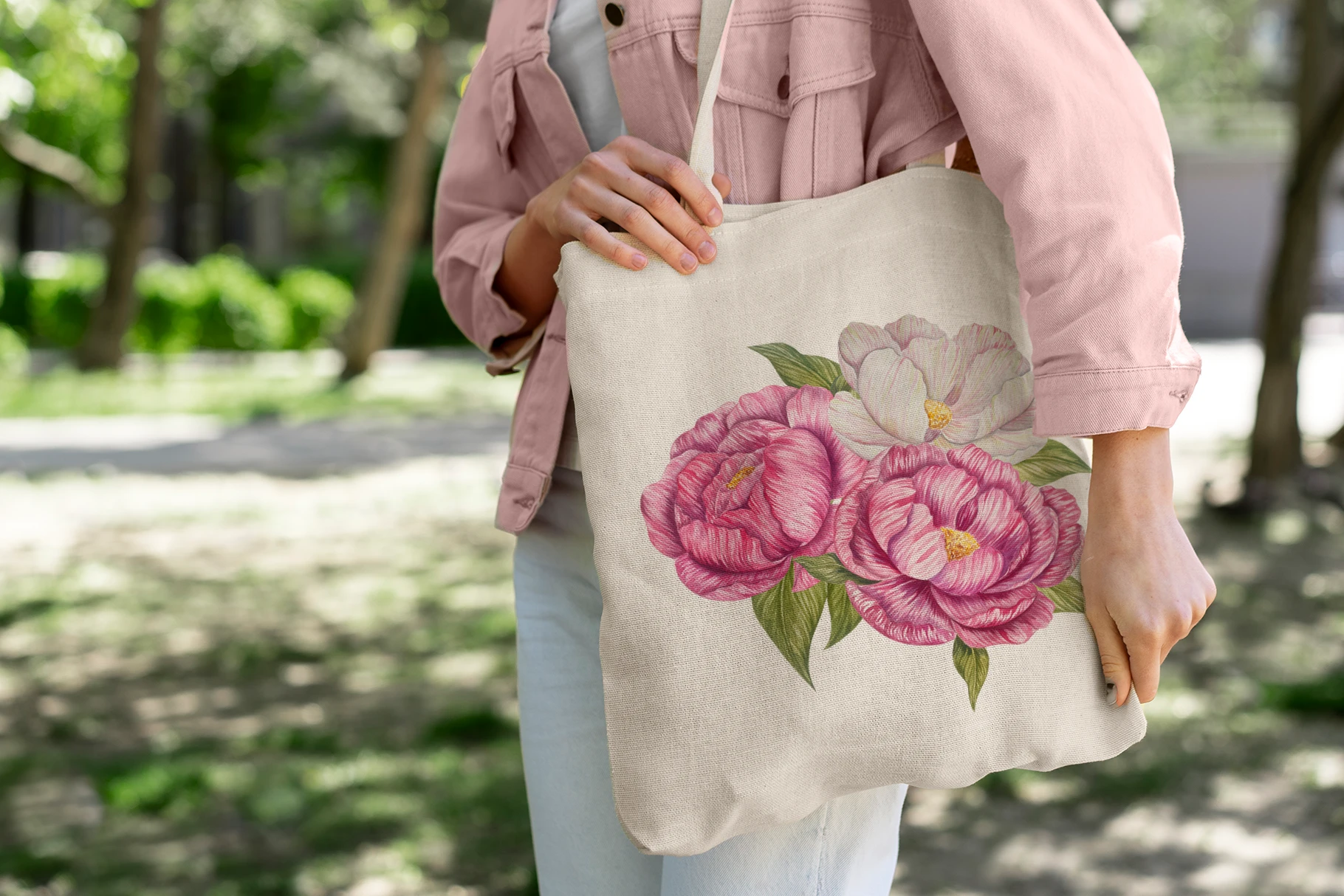 Peonies Watercolor Set — Изображение №4 — Иллюстрация на Dprofile