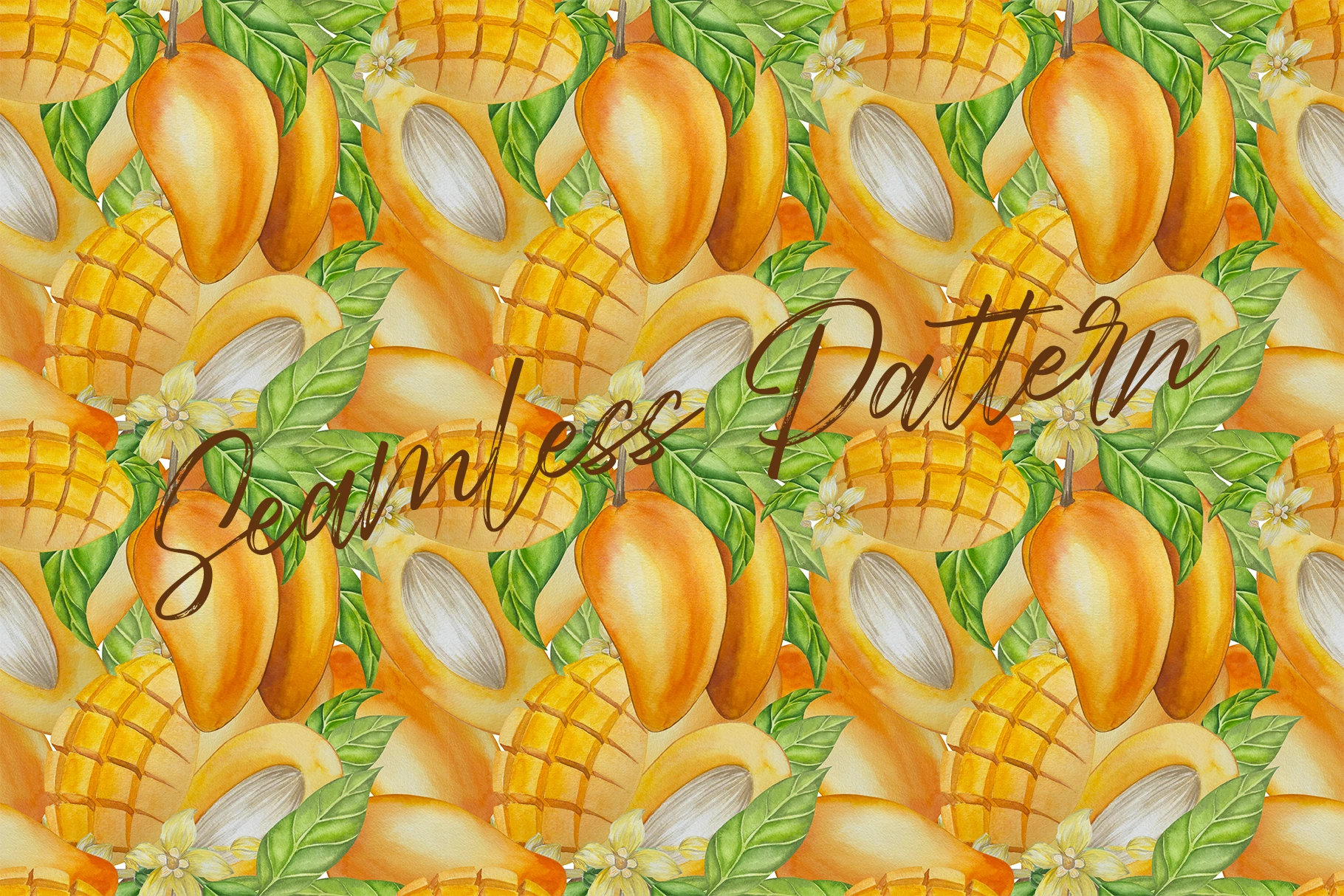Botanical Style Mango Illustration — Изображение №4 — Иллюстрация на Dprofile