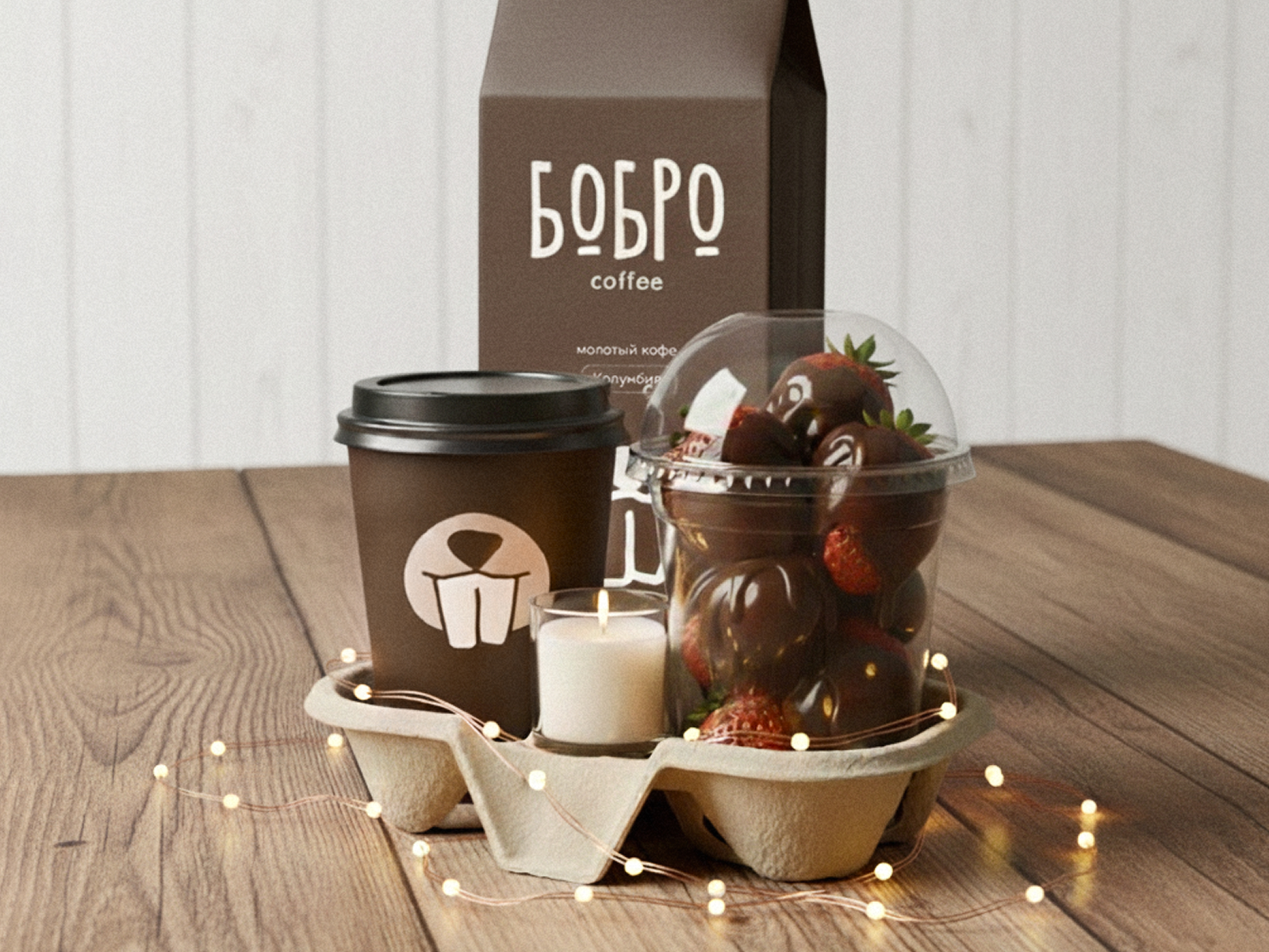 Кофейня БОБРО / Брендинг — Изображение №8 — Брендинг на Dprofile