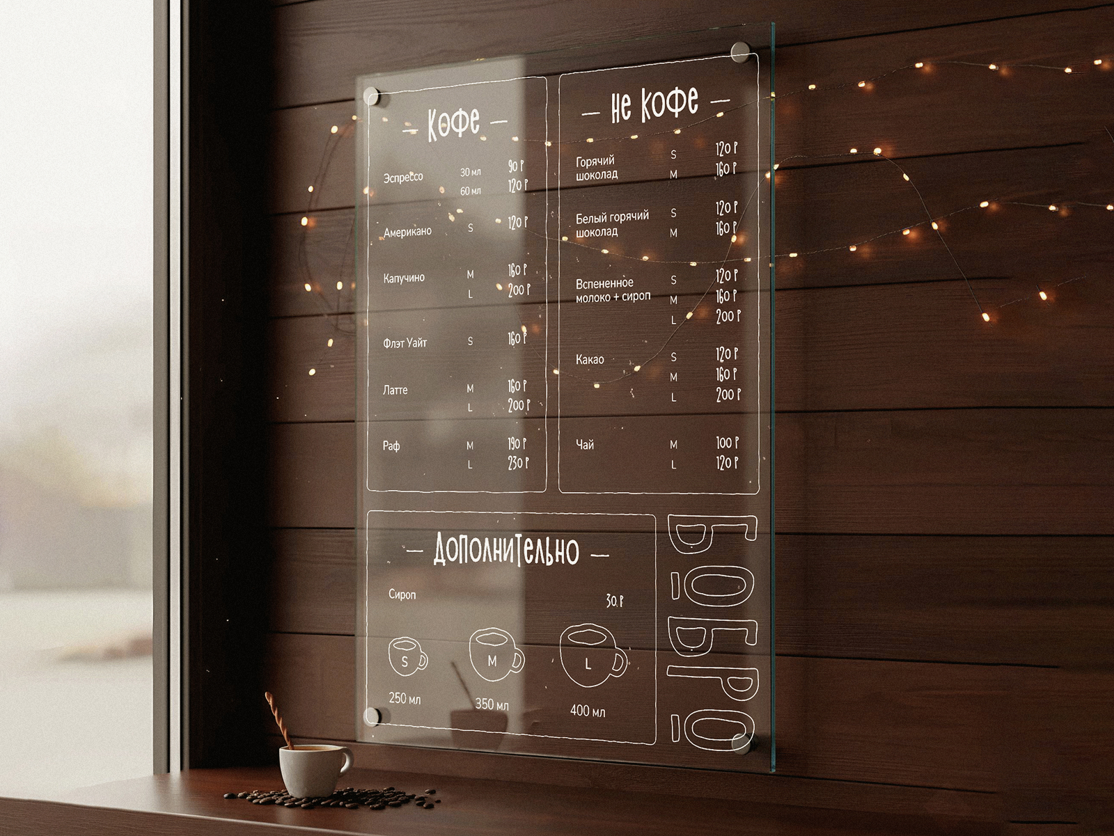 Кофейня БОБРО / Брендинг — Изображение №9 — Брендинг на Dprofile