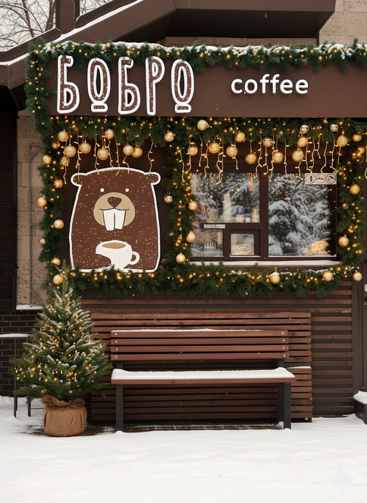 Кофейня БОБРО / Брендинг — Изображение №11 — Брендинг на Dprofile