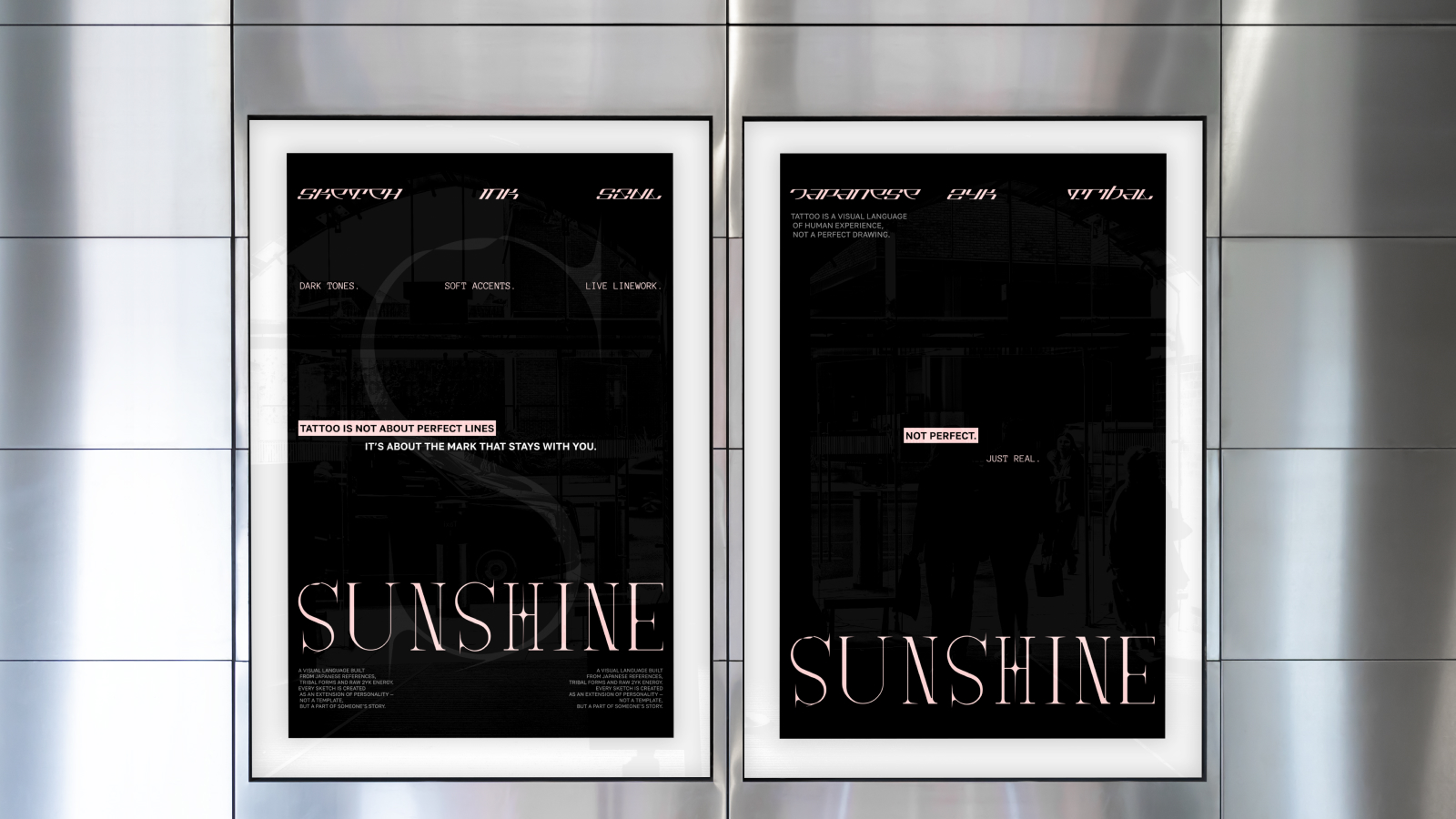 SUNSHINE  Визуальная айдентика для тату-мастера — Изображение №6 — Брендинг, Графика на Dprofile