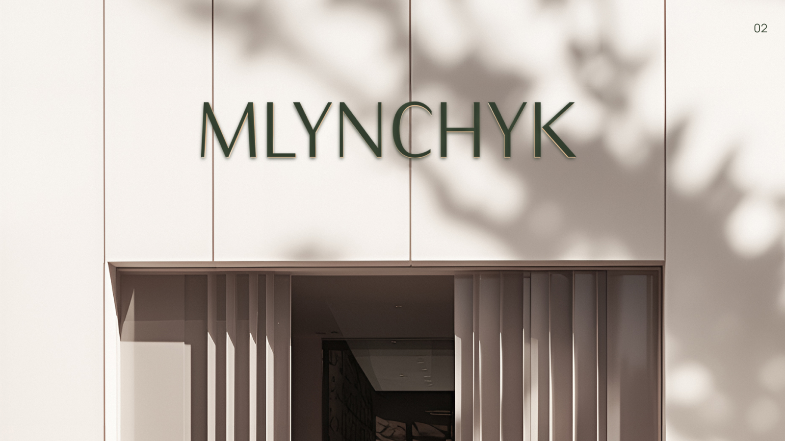 Mlynchyk — Айдентика и сайт архитектора — Изображение №3 — Интерфейсы, Брендинг на Dprofile