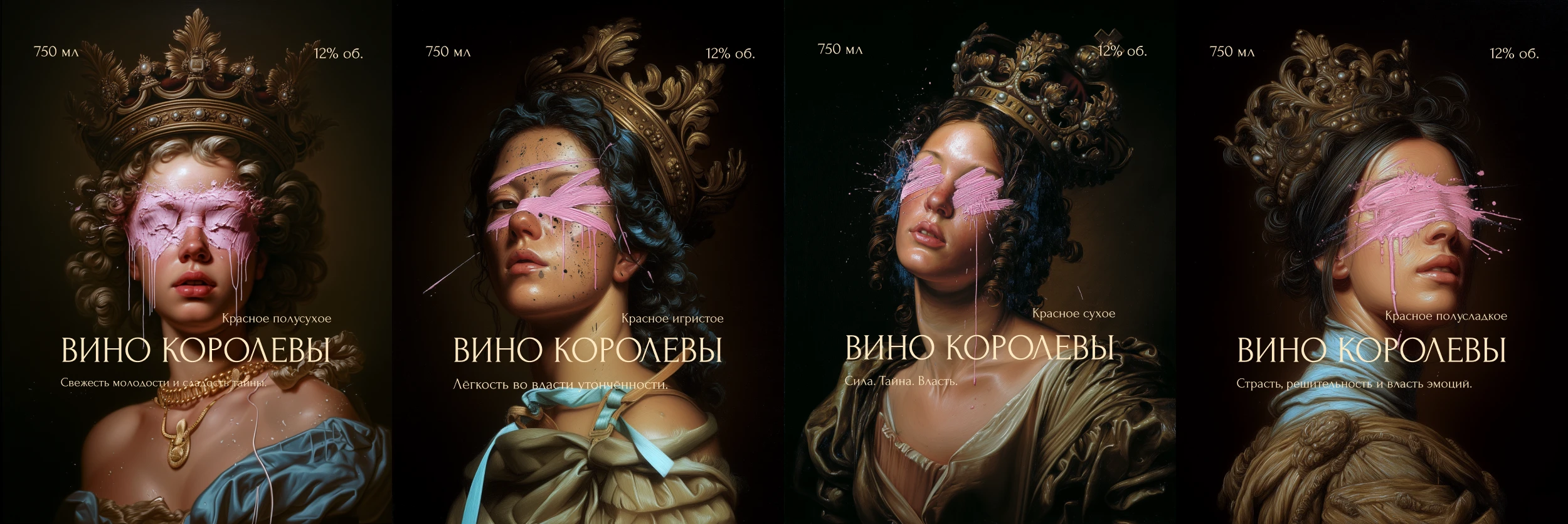 Вино королевы Дизайн Этикетки — Изображение №10 — Брендинг, Иллюстрация на Dprofile