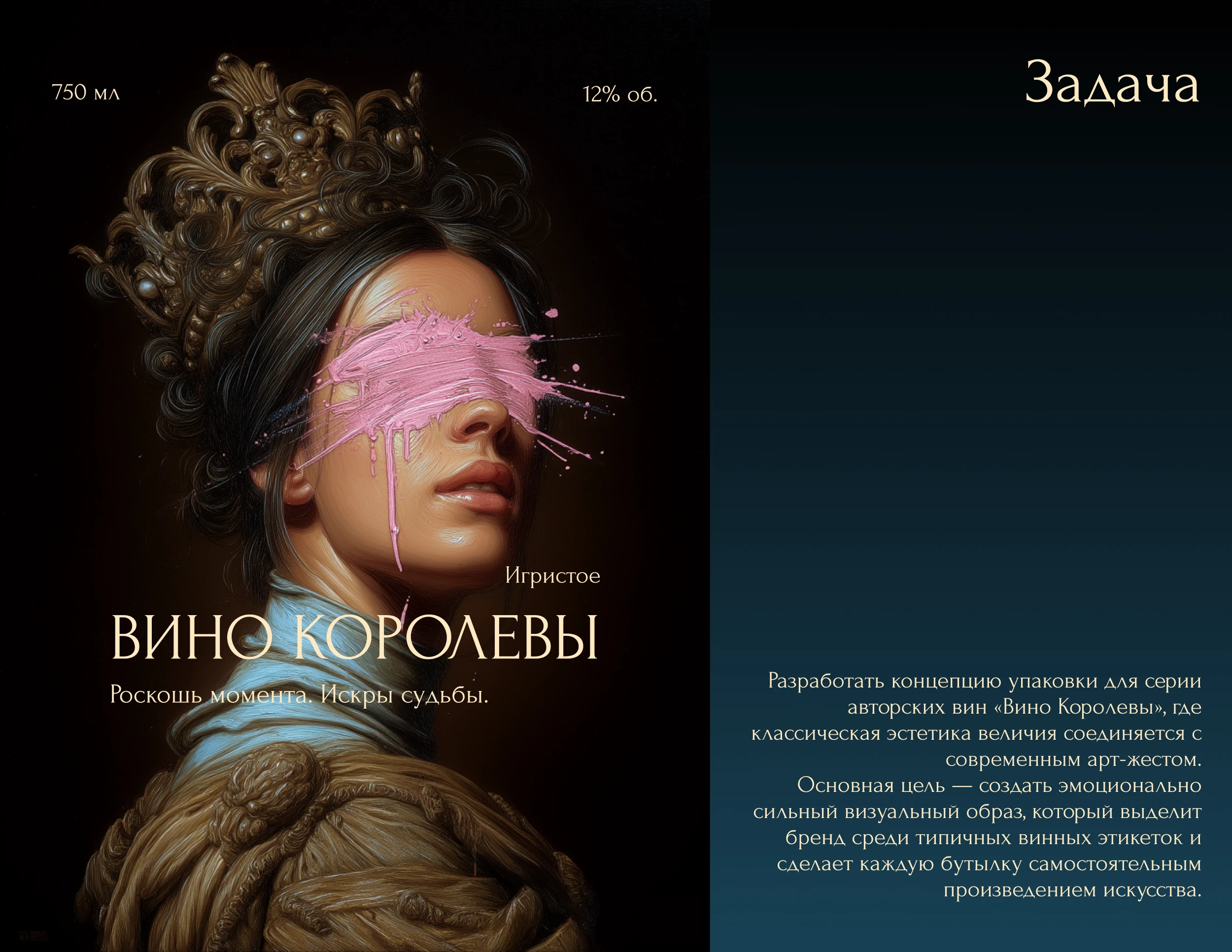 Вино королевы Дизайн Этикетки — Изображение №2 — Брендинг, Иллюстрация на Dprofile