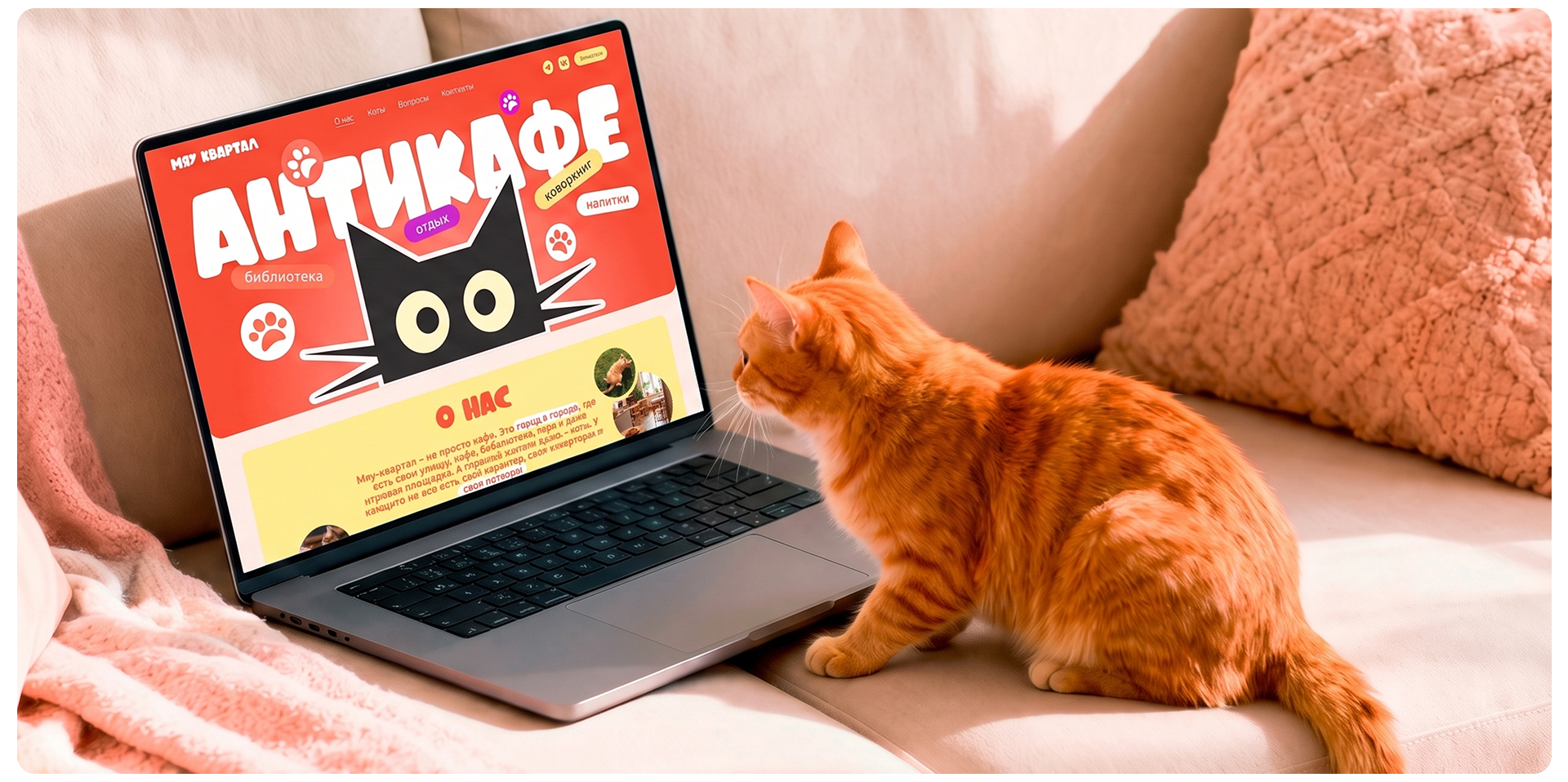 BRAND IDENTITY | Антикафе "Мяу-квартал" — Изображение №9 — Брендинг, Графика на Dprofile