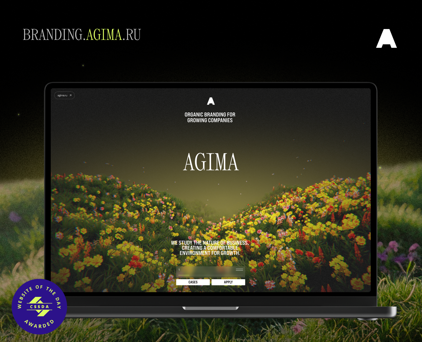Branding AGIMA на Dprofile