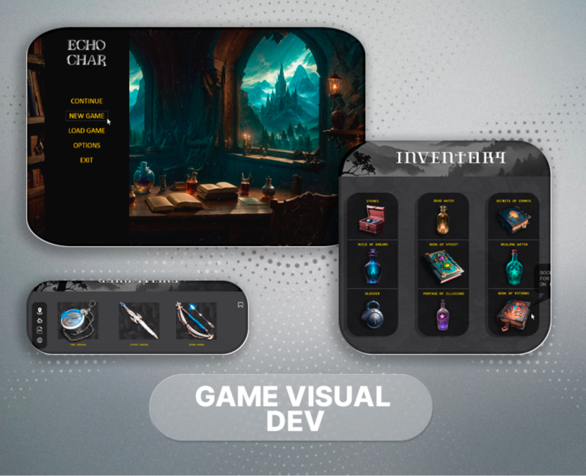 AI VISUAL CONCEPT  FOR A FANTASY GAME — Иллюстрация на Dprofile