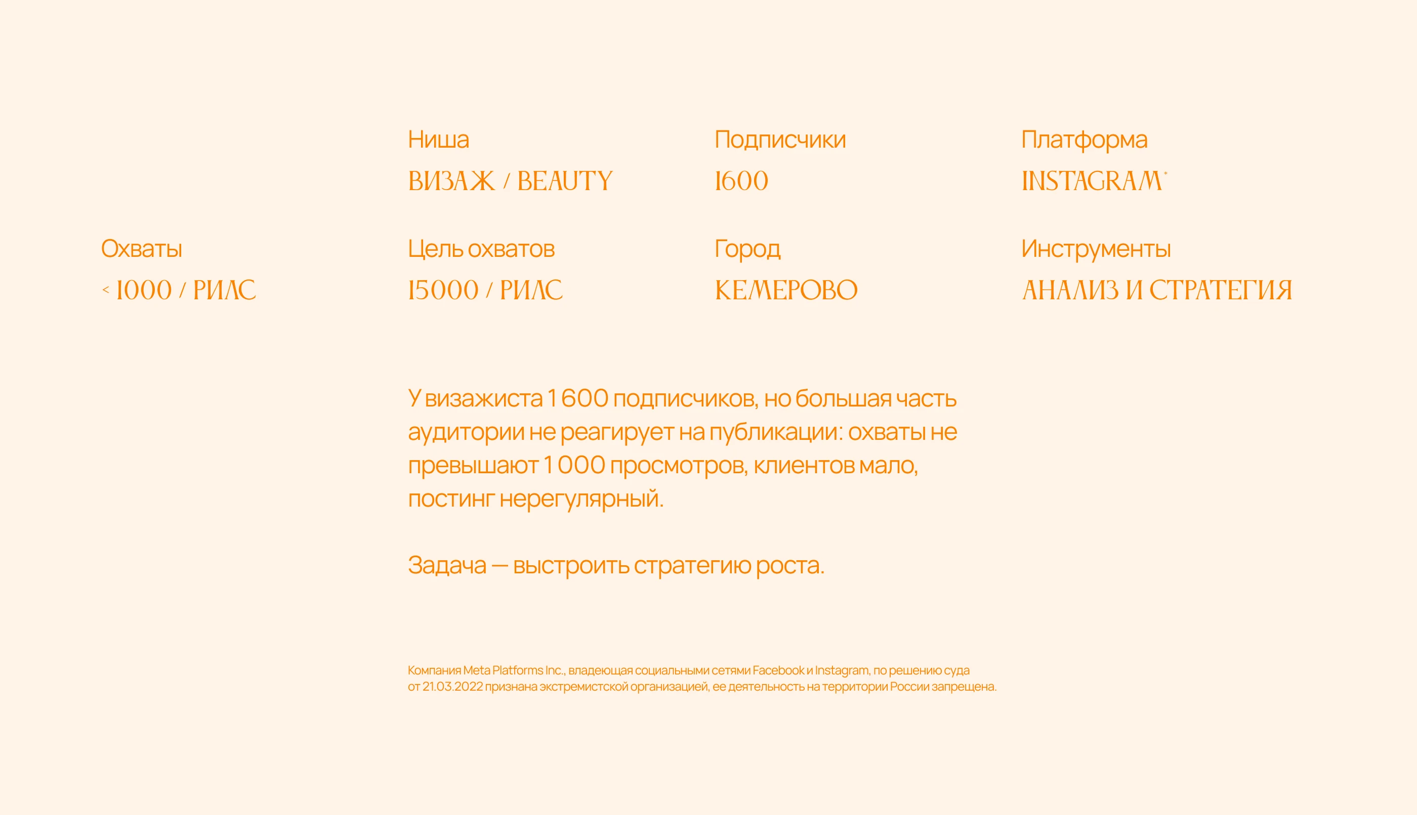 СММ-стратегия для визажиста — Изображение №2 — Брендинг, Маркетинг на Dprofile