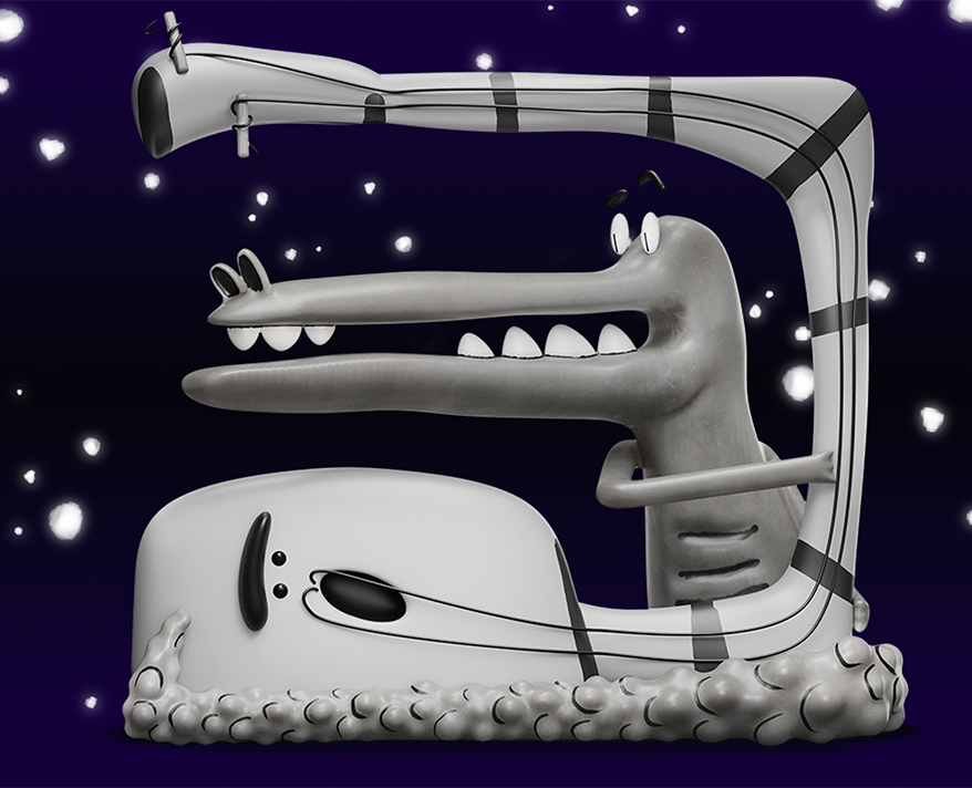 Inktober 2025 — Иллюстрация, 3D на Dprofile