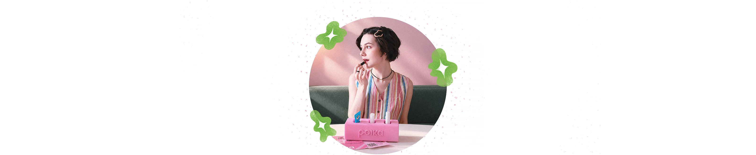 Стикерпак для бьюти-бренда POLKA — Изображение №9 — Брендинг, Иллюстрация на Dprofile