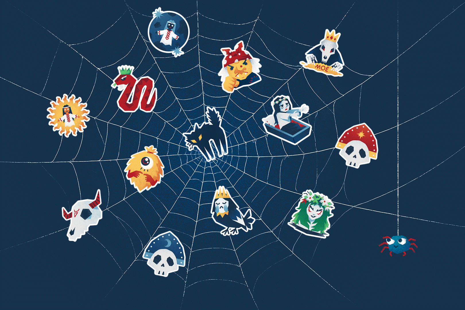 Эмодзи-пак для Telegram со славянской нечистью — Изображение №2 — Иллюстрация, Маркетинг на Dprofile