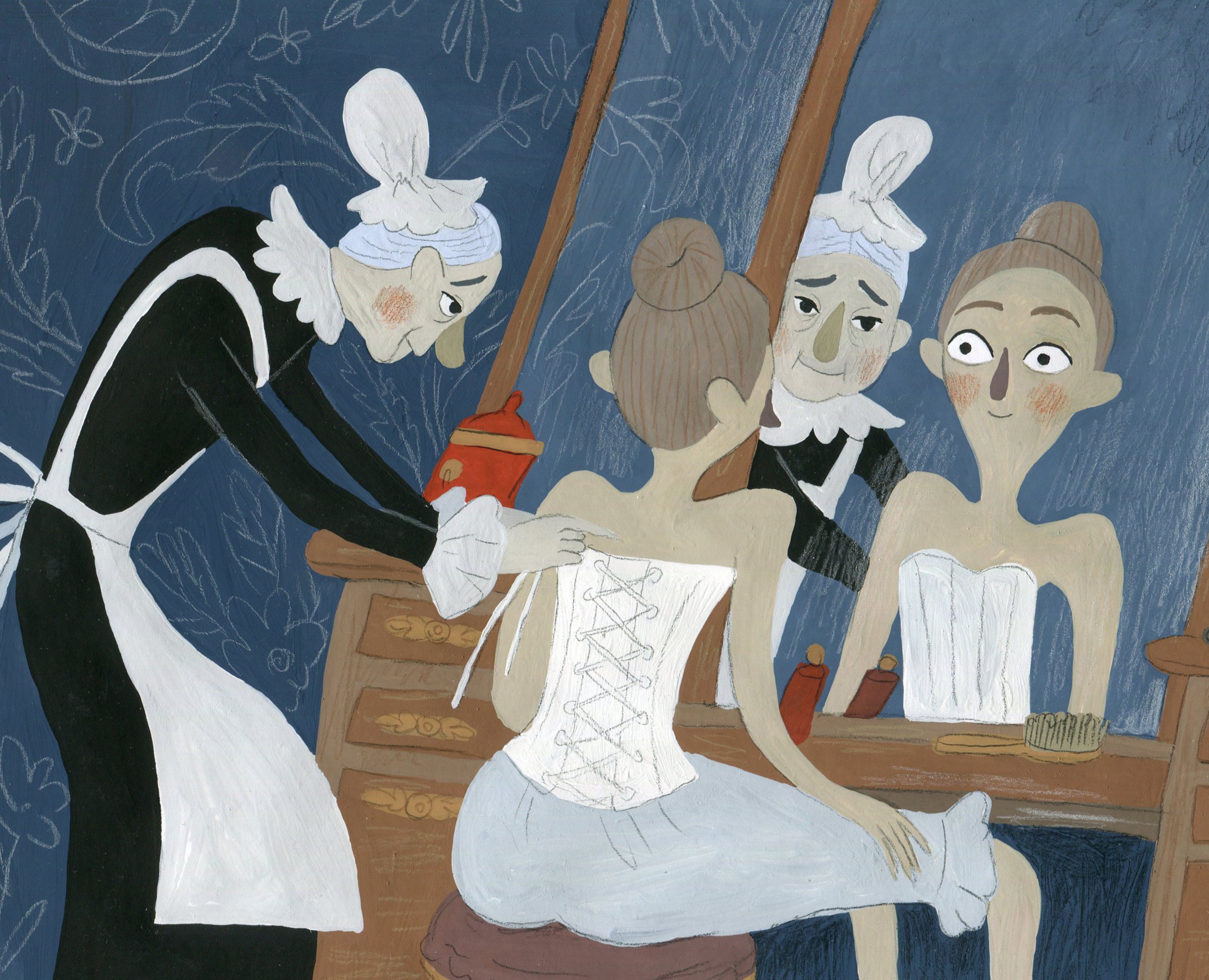 Иллюстрации к мультфильму Тима Бертона "Труп невесты" на Dprofile