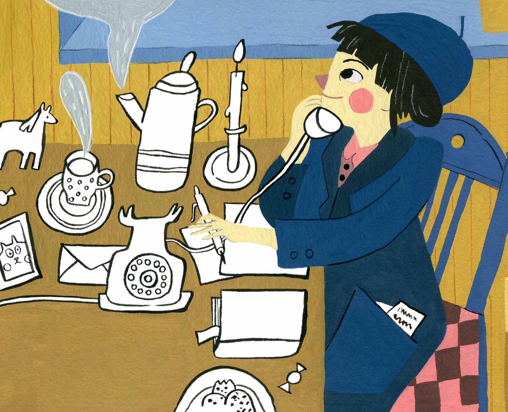 Разворот для журнала "Вверх тормашками" на Dprofile