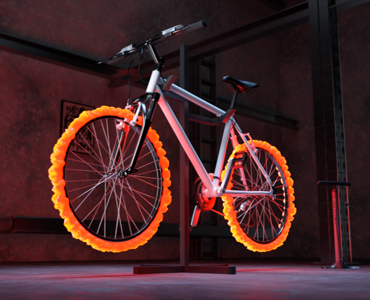 Bike — 3D, Анимация на Dprofile