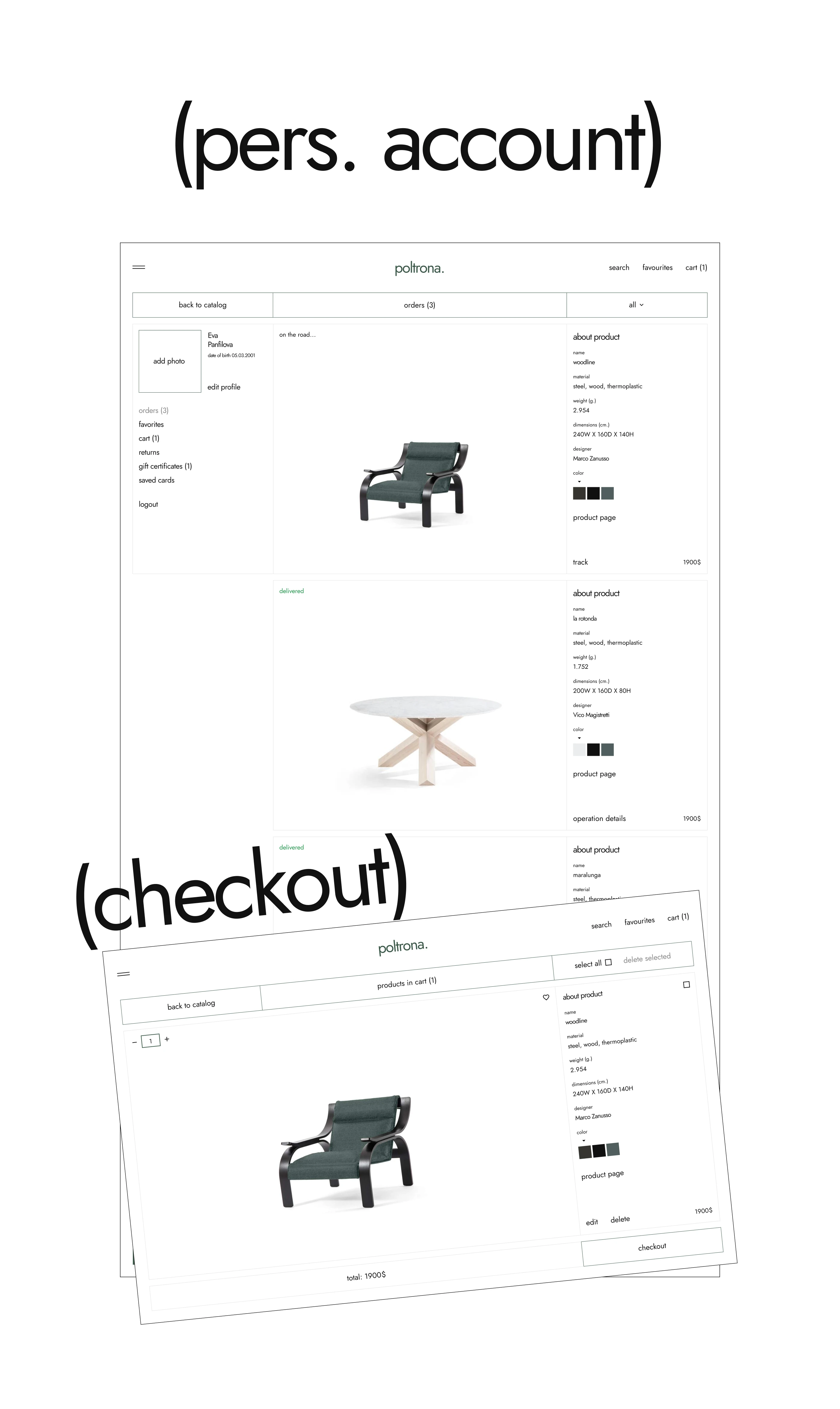 Магазин мебели | Сайт — Изображение №11 — Интерфейсы на Dprofile