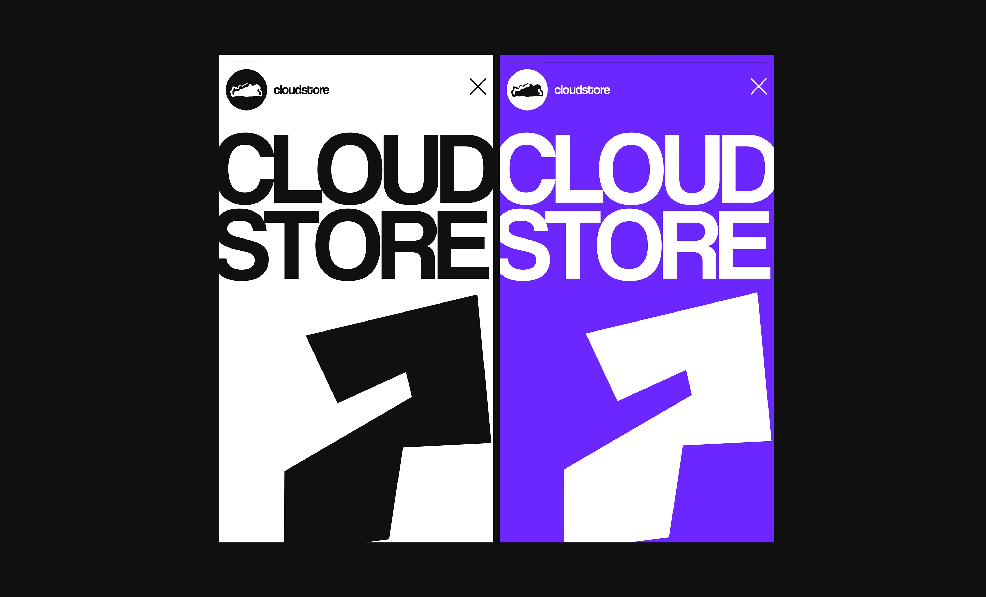 Айдентика магазина Apple | Cloud Store — Изображение №6 — Брендинг на Dprofile