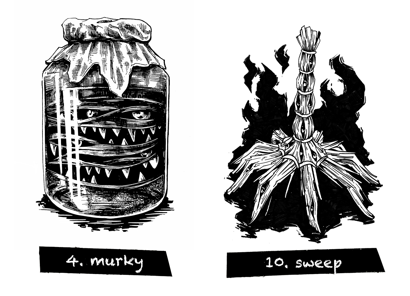 Inktober 2025 — Изображение №3 — Иллюстрация, Графика на Dprofile