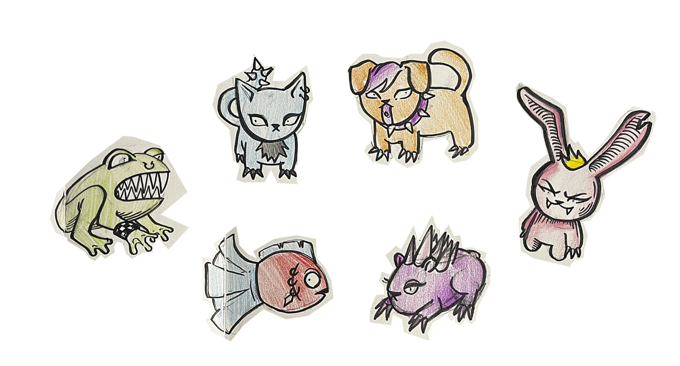 Коллекция футболок "Зверюшки нон-конформисты" — Изображение №3 — Брендинг, Иллюстрация на Dprofile