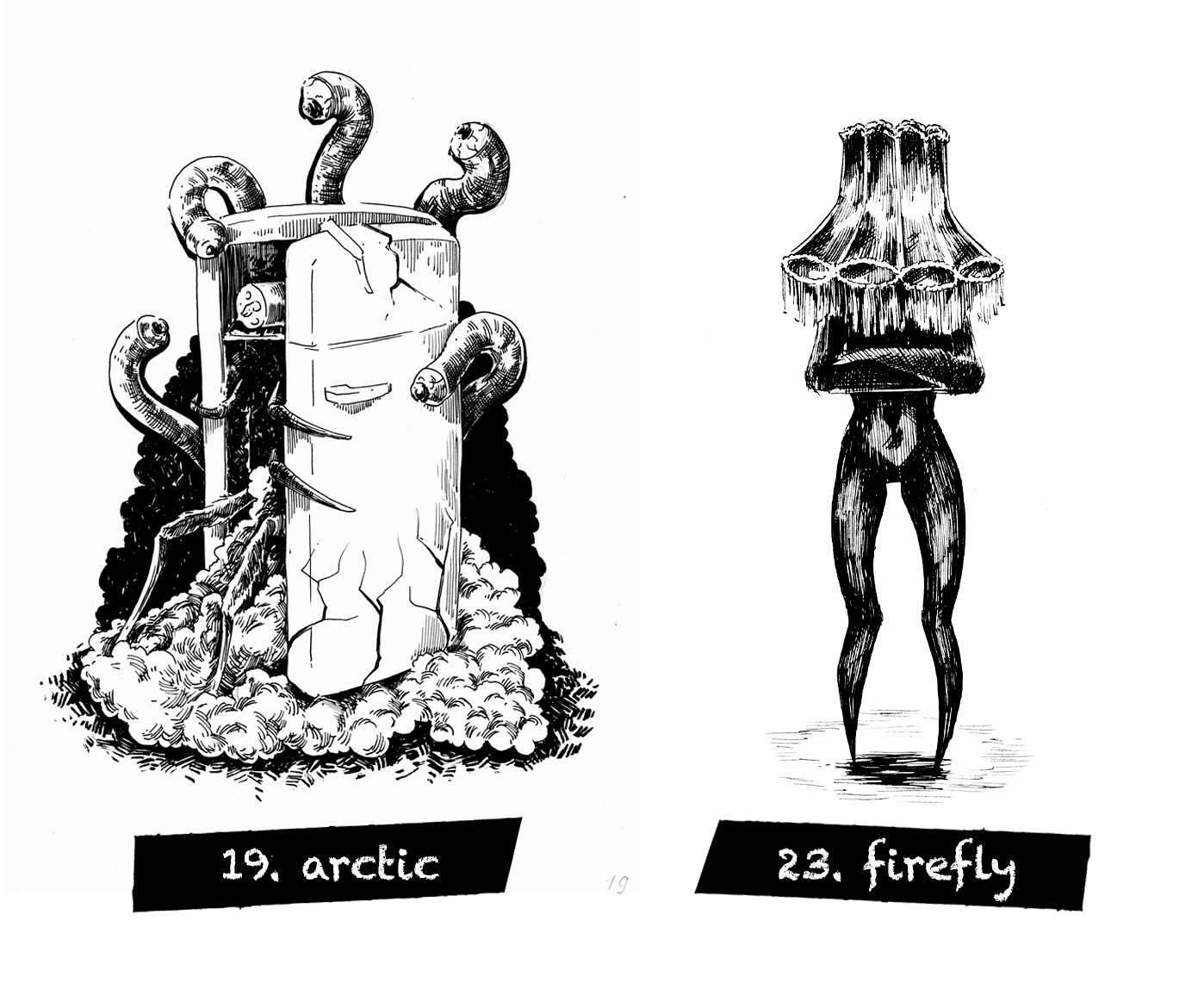 Inktober 2025 — Изображение №10 — Иллюстрация, Графика на Dprofile