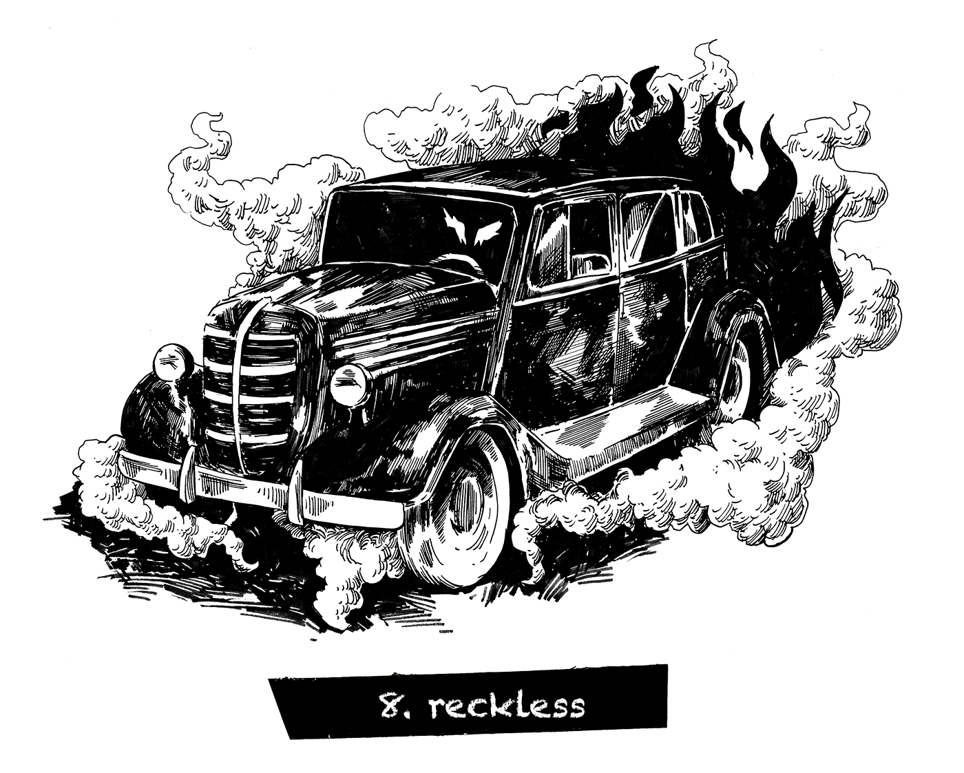 Inktober 2025 — Изображение №8 — Иллюстрация, Графика на Dprofile