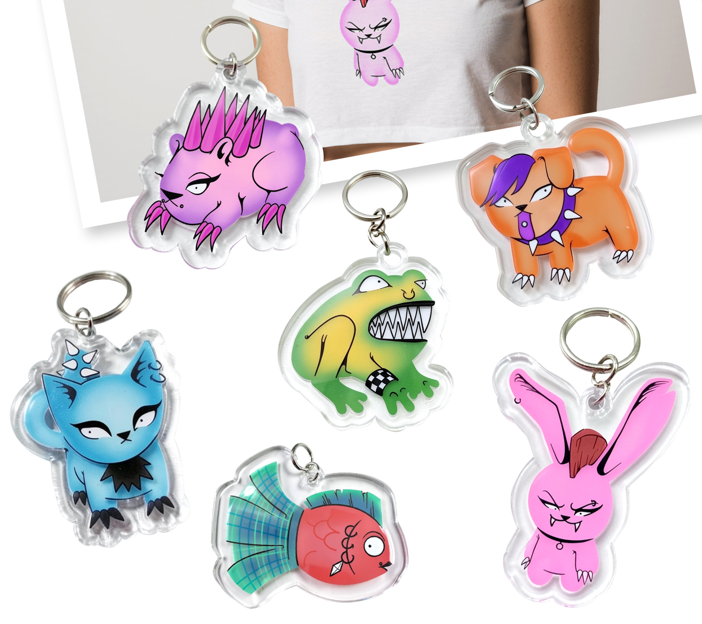 Коллекция футболок "Зверюшки нон-конформисты" — Изображение №10 — Брендинг, Иллюстрация на Dprofile