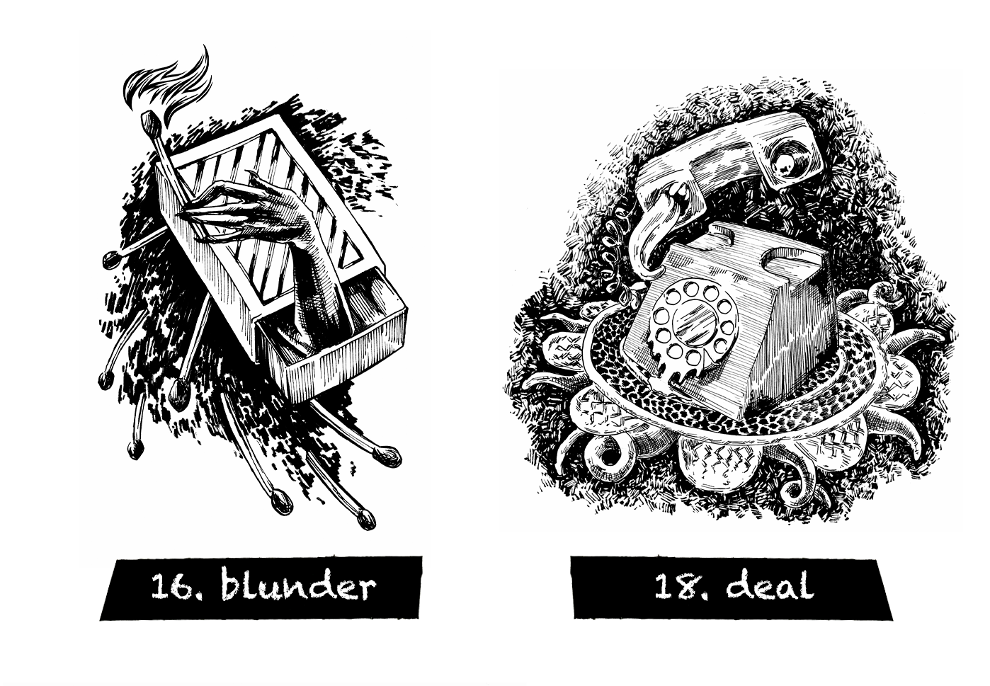 Inktober 2025 — Изображение №9 — Иллюстрация, Графика на Dprofile